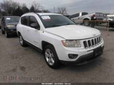 2012 Jeep COMPASS Sport, white — VIN 1C4NJCBA5CD573838, IAAI