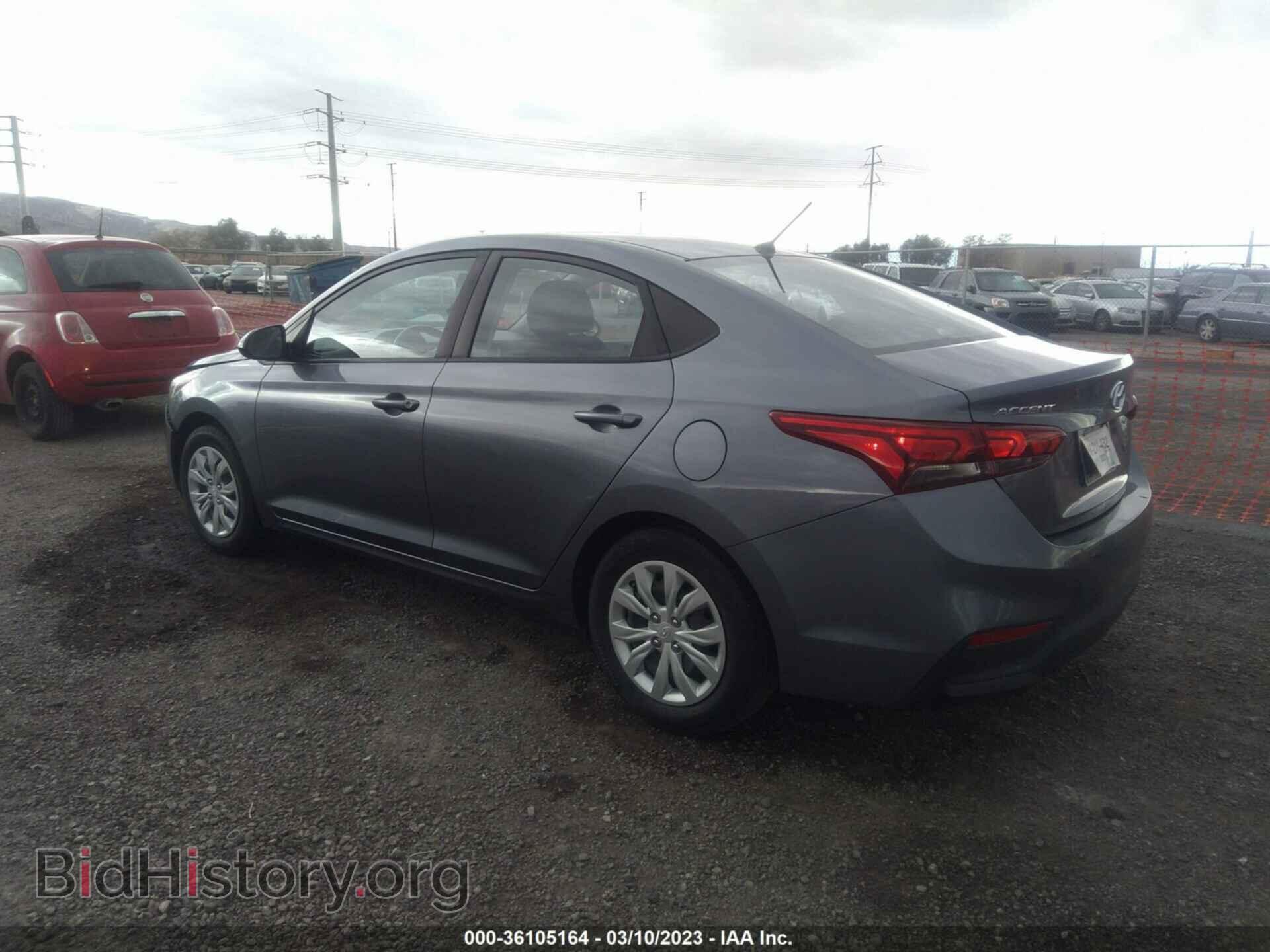 2020 HYUNDAI ACCENT - VIN: 3KPC24A66LE106353 - Фото 3