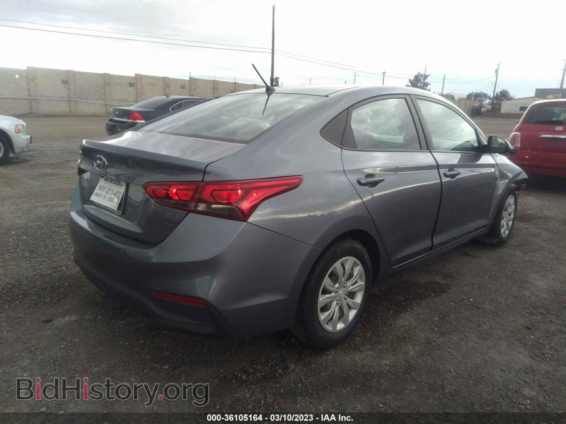 2020 HYUNDAI ACCENT - VIN: 3KPC24A66LE106353 - Фото 4