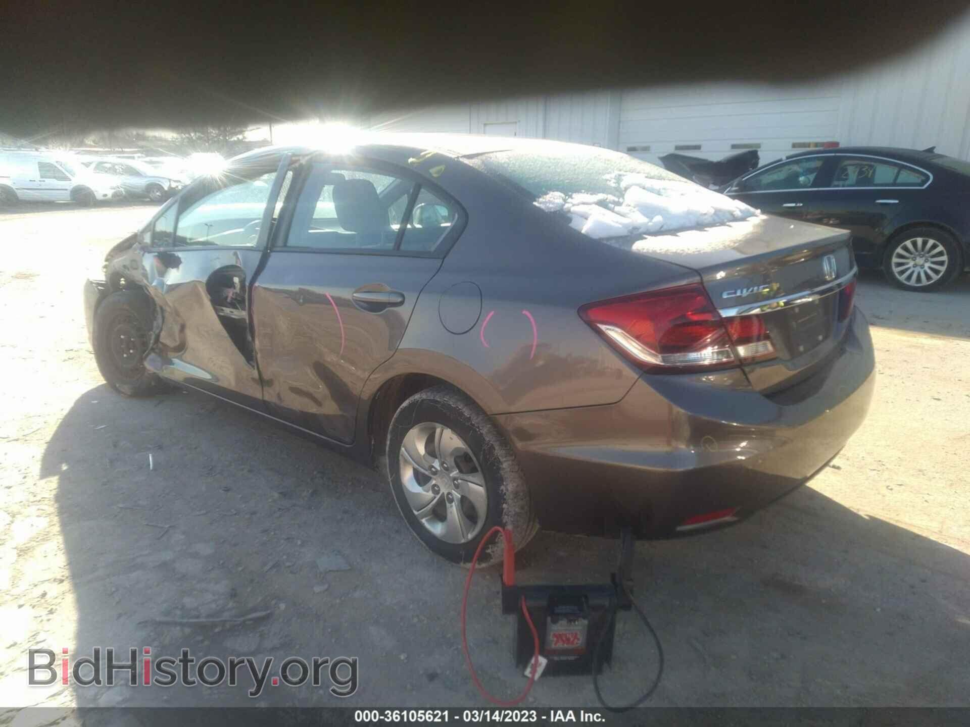 2014 HONDA CIVIC SEDAN - VIN: 19XFB2F5XEE015977 - Фото 3