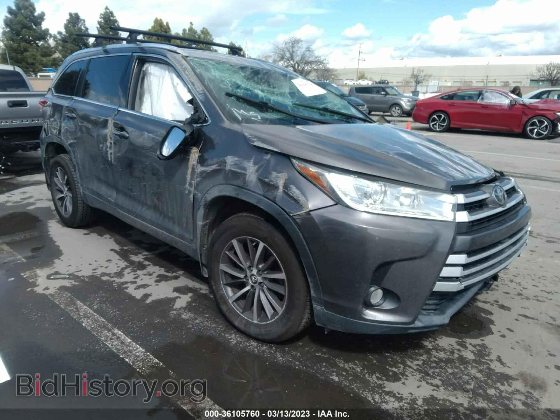 Photo 5TDJZRFH5JS805213 - TOYOTA HIGHLANDER 2018