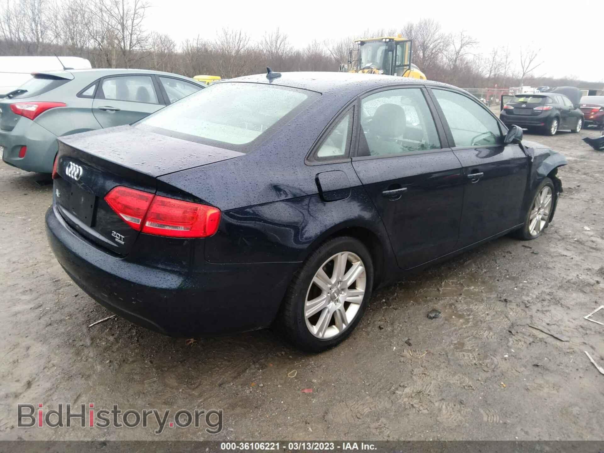 2010 AUDI A4 - VIN: WAUBFAFL3AN061486 - Фото 4