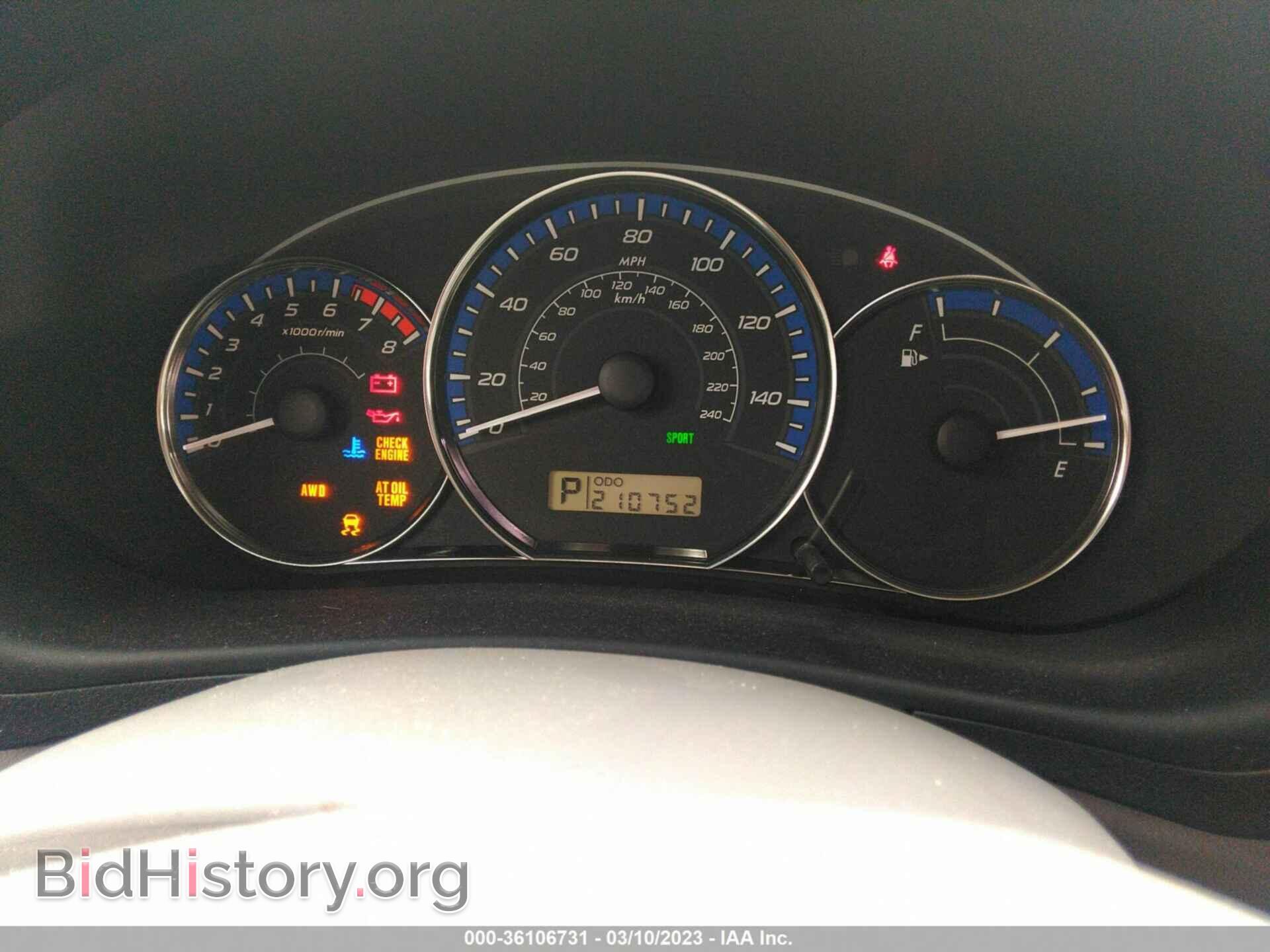 2013 SUBARU FORESTER - VIN: JF2SHABC9DH426809 - Фото 7