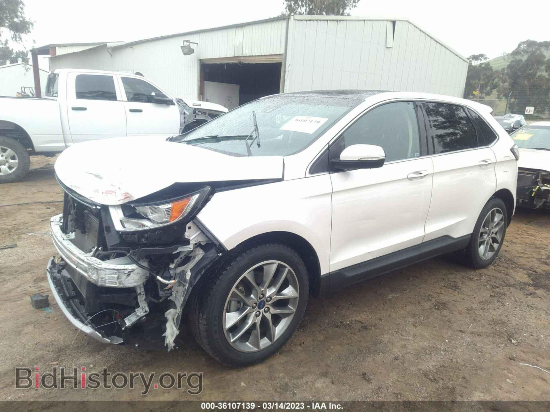 2016 FORD EDGE - VIN: 2FMPK3K83GBB78597 - Фото 2