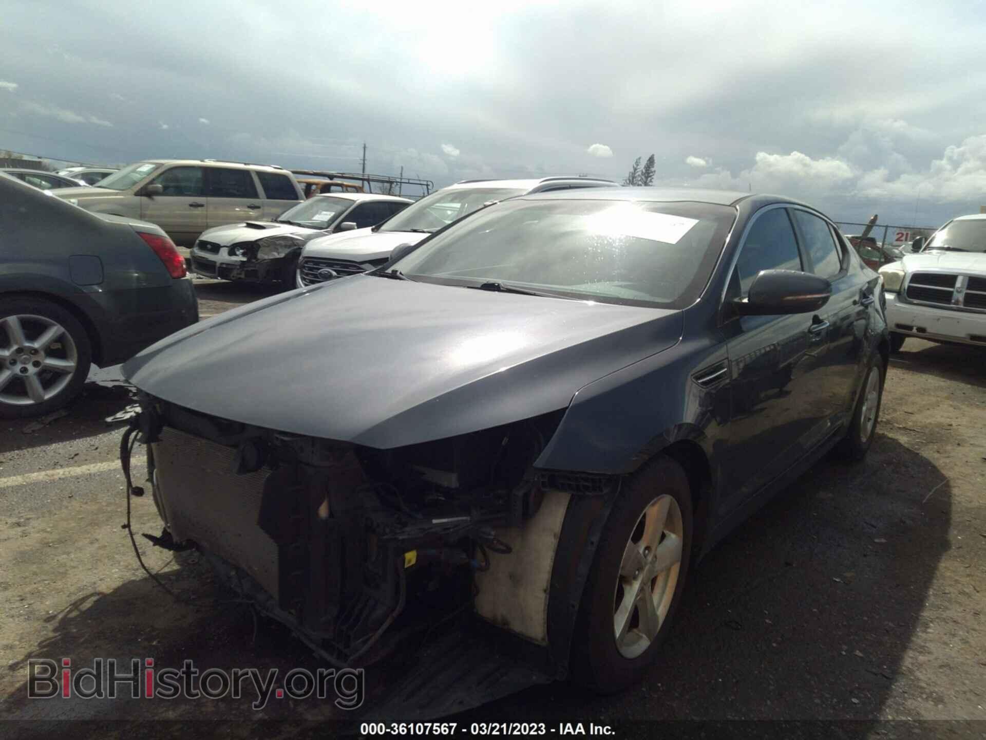2015 KIA OPTIMA - VIN: KNAGM4A71F5553304 - Фото 2