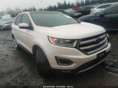 2016 Ford EDGE SEL, white — VIN 2FMPK4J85GBB39775, IAAI