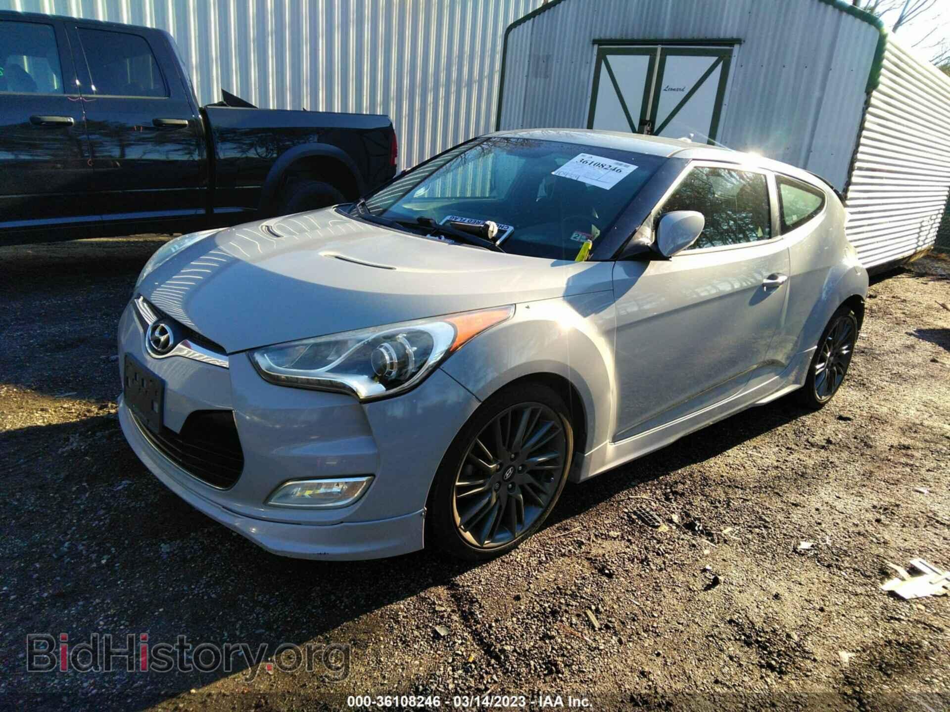 2013 HYUNDAI VELOSTER - VIN: KMHTC6AD3DU128963 - Фото 2