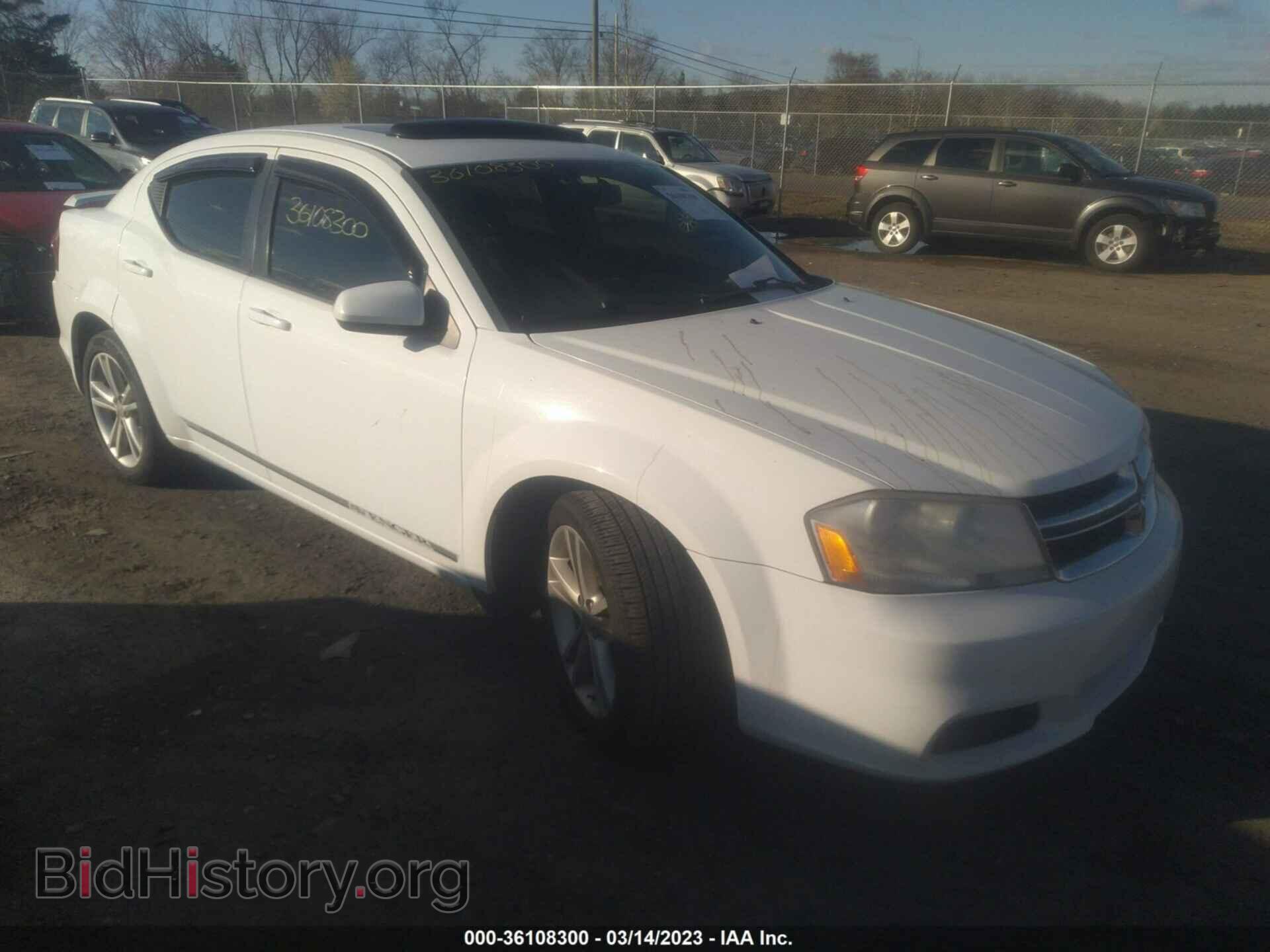 Photo 1C3CDZCB6CN260255 - DODGE AVENGER 2012