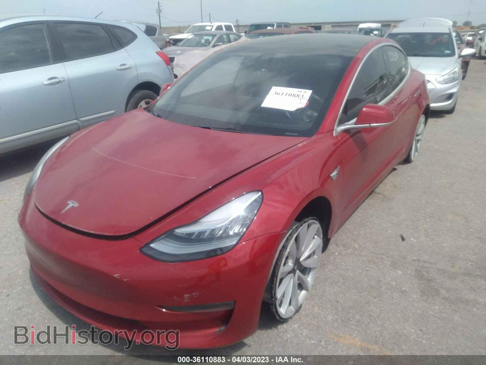 2019 TESLA MODEL 3 - VIN: 5YJ3E1EA5KF402087 - Фото 2