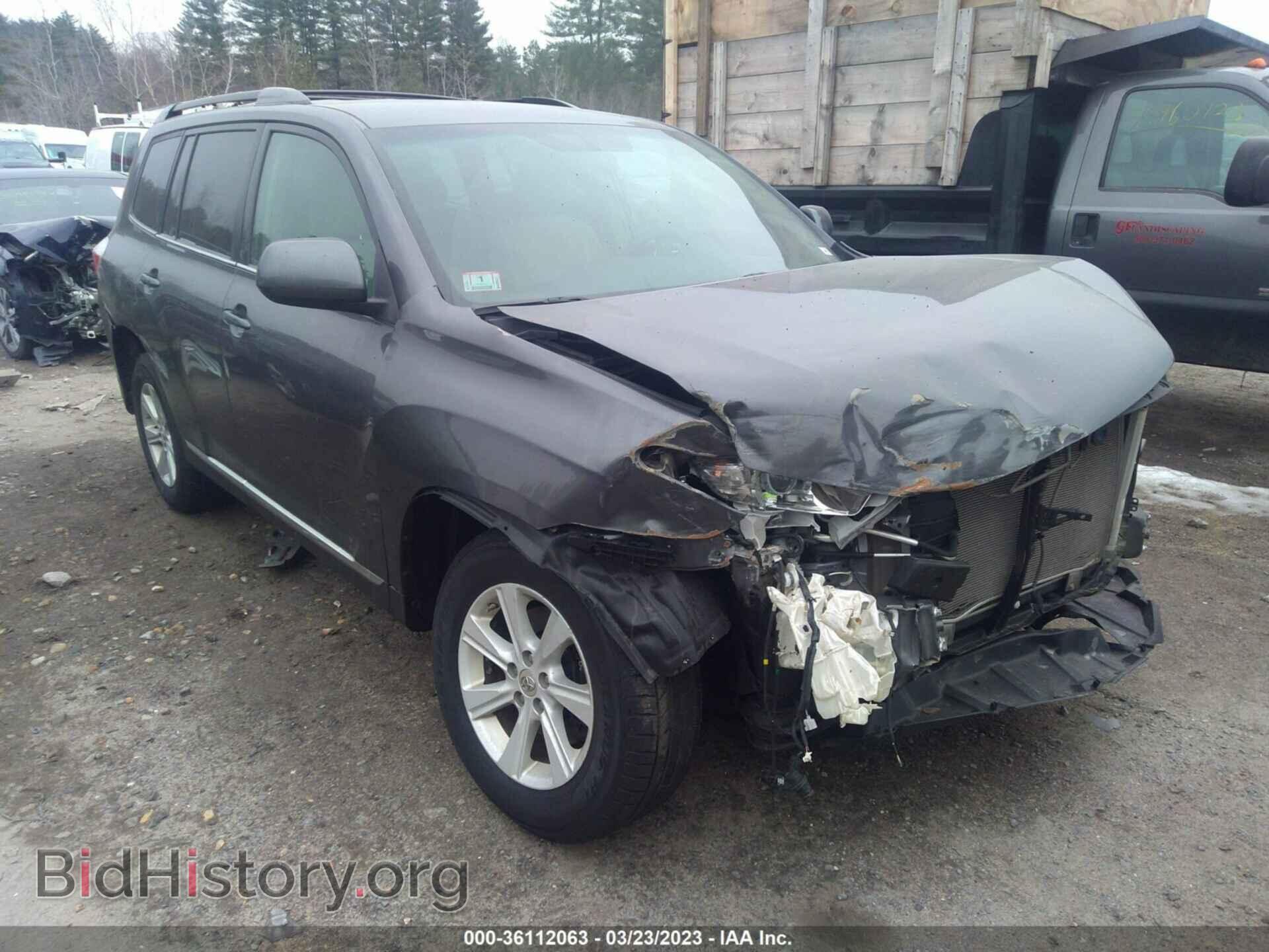 Photo 5TDBK3EH6CS122592 - TOYOTA HIGHLANDER 2012