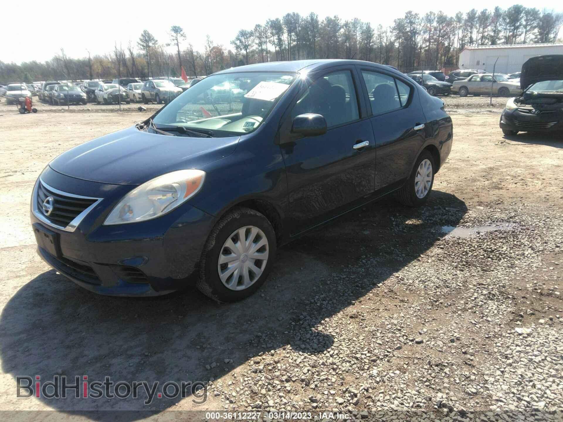 2012 NISSAN VERSA - VIN: 3N1CN7AP1CL840592 - Фото 2