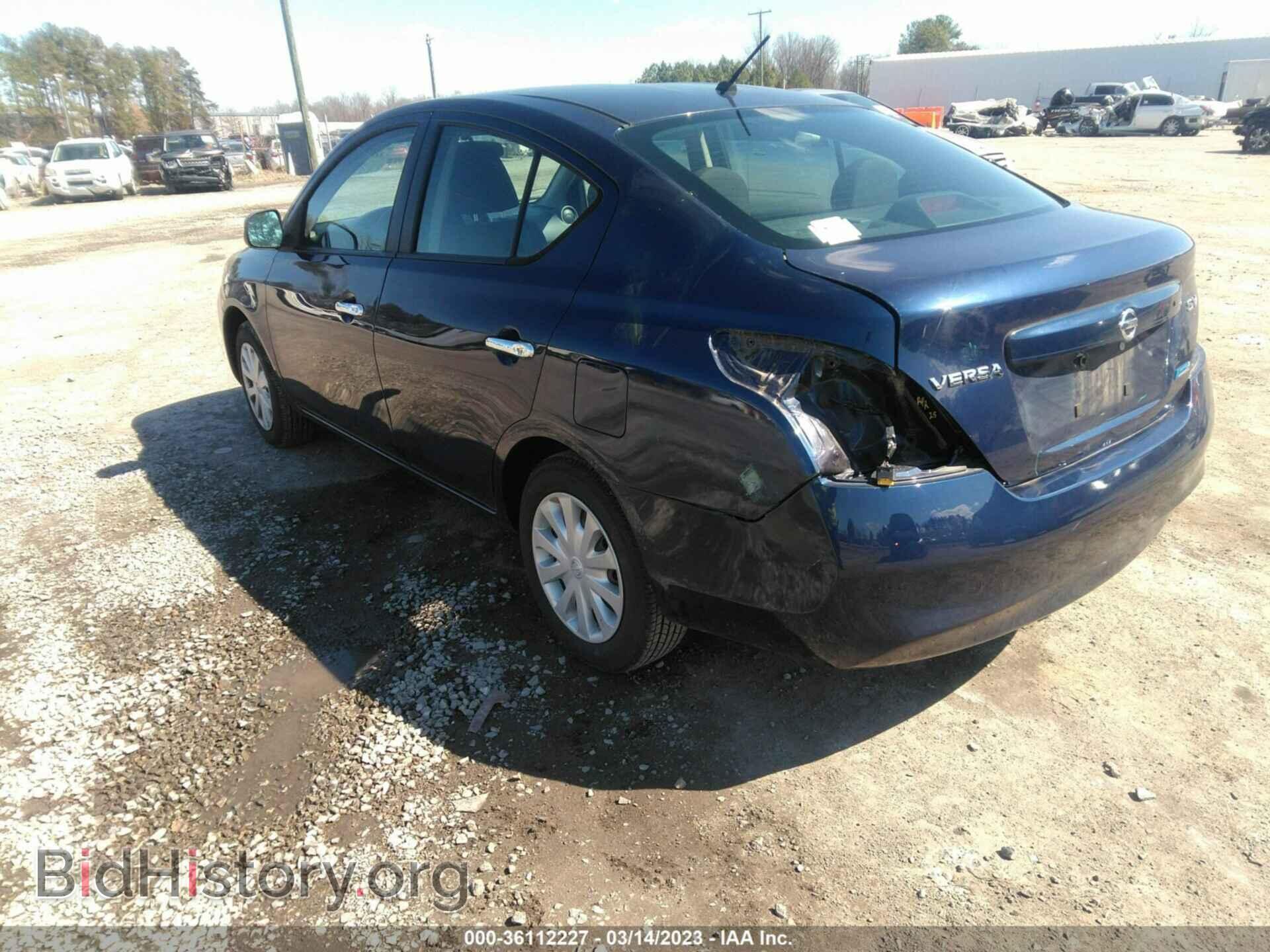 2012 NISSAN VERSA - VIN: 3N1CN7AP1CL840592 - Фото 3