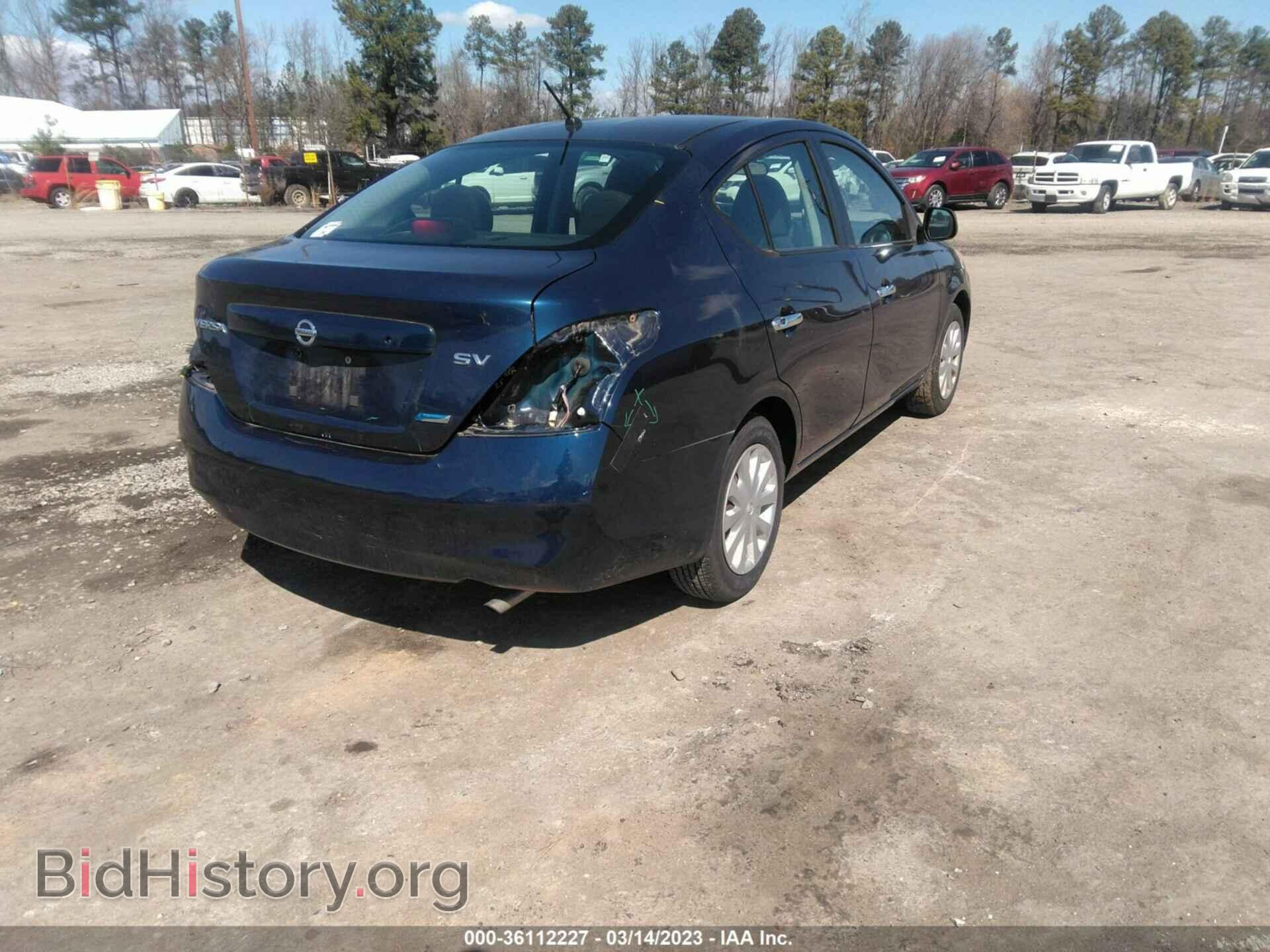 2012 NISSAN VERSA - VIN: 3N1CN7AP1CL840592 - Фото 4
