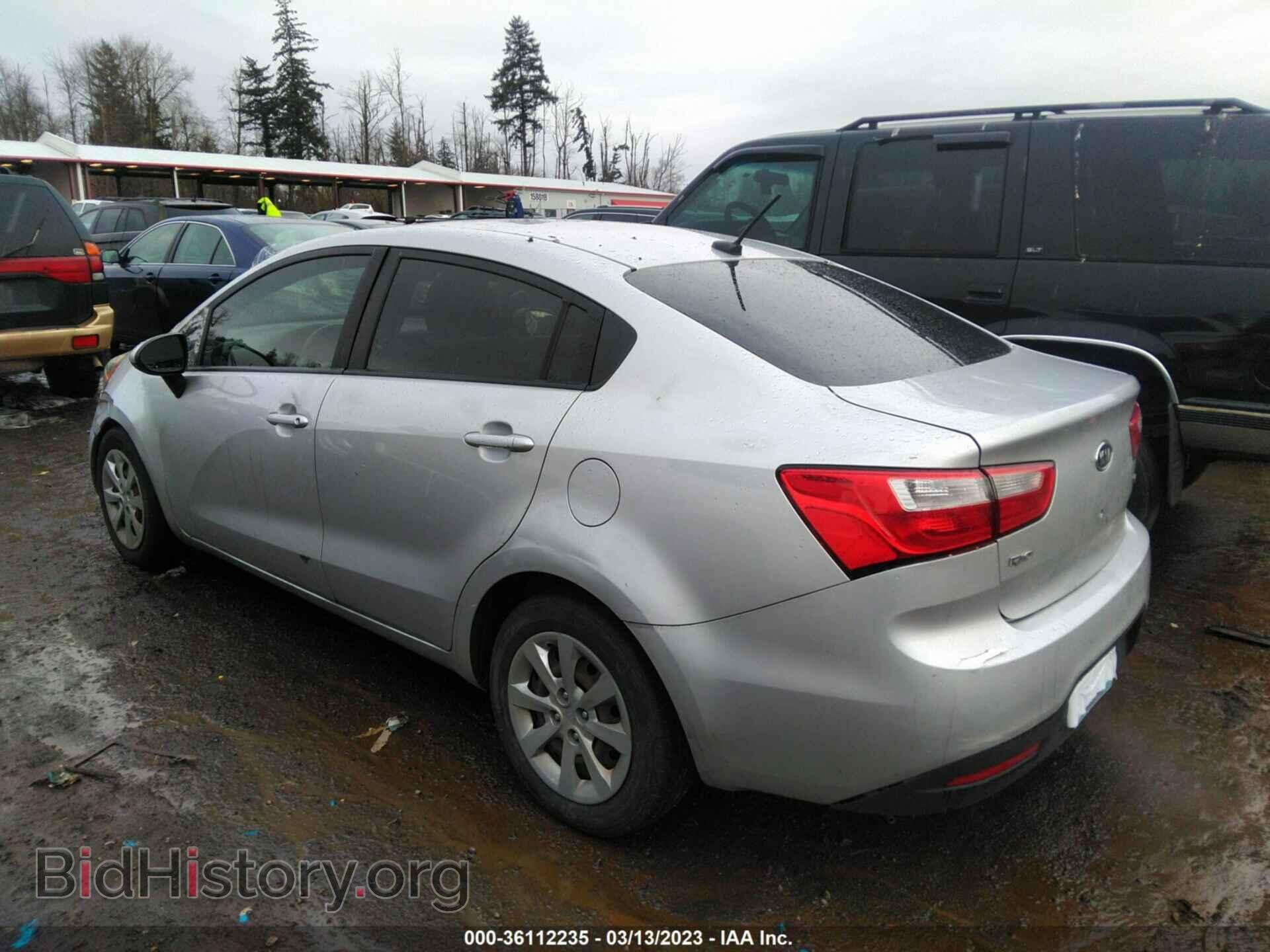 2012 KIA RIO - VIN: KNADM4A34C6046984 - Фото 3