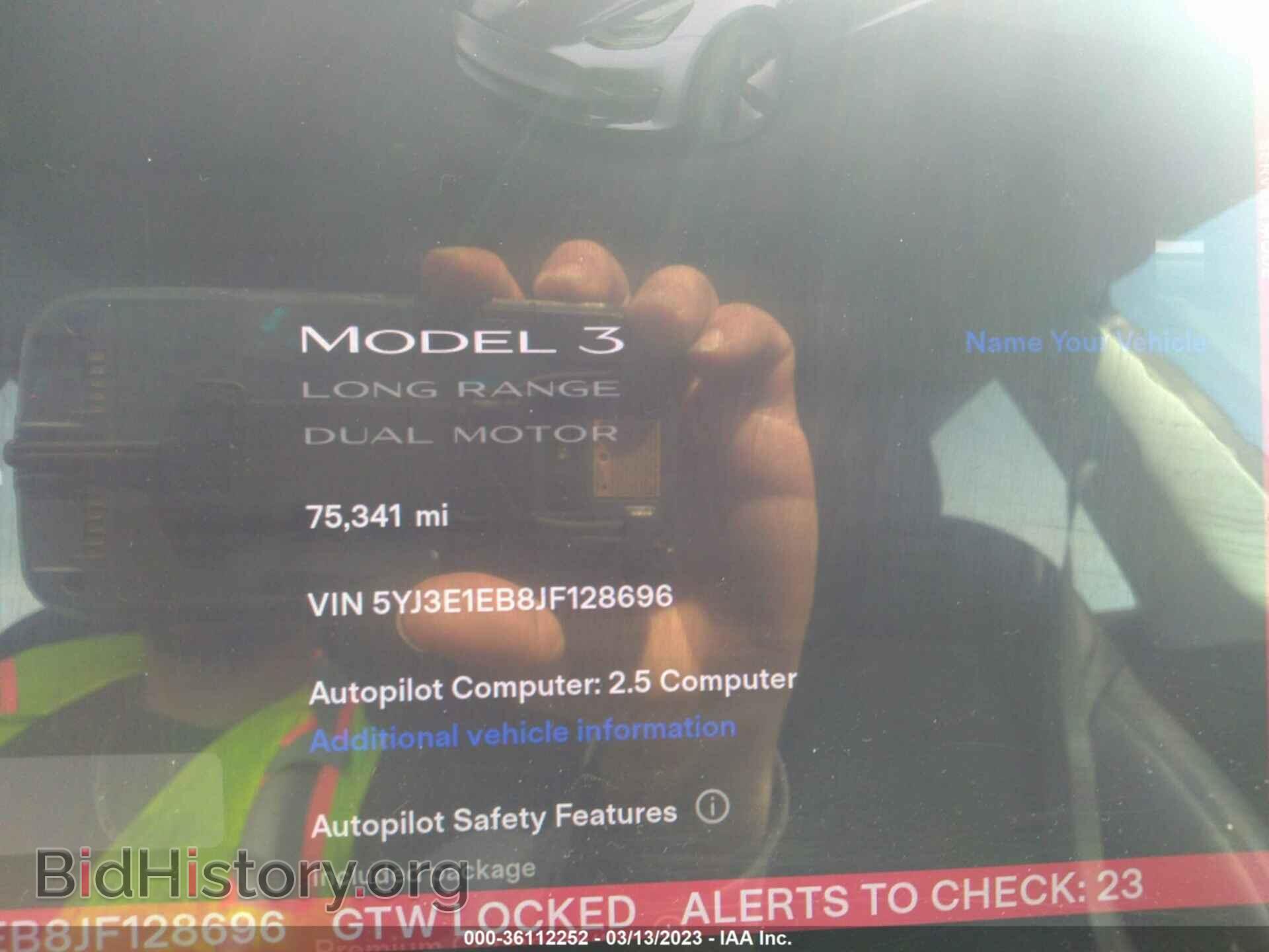 2018 TESLA MODEL 3 - VIN: 5YJ3E1EB8JF128696 - Photo 7