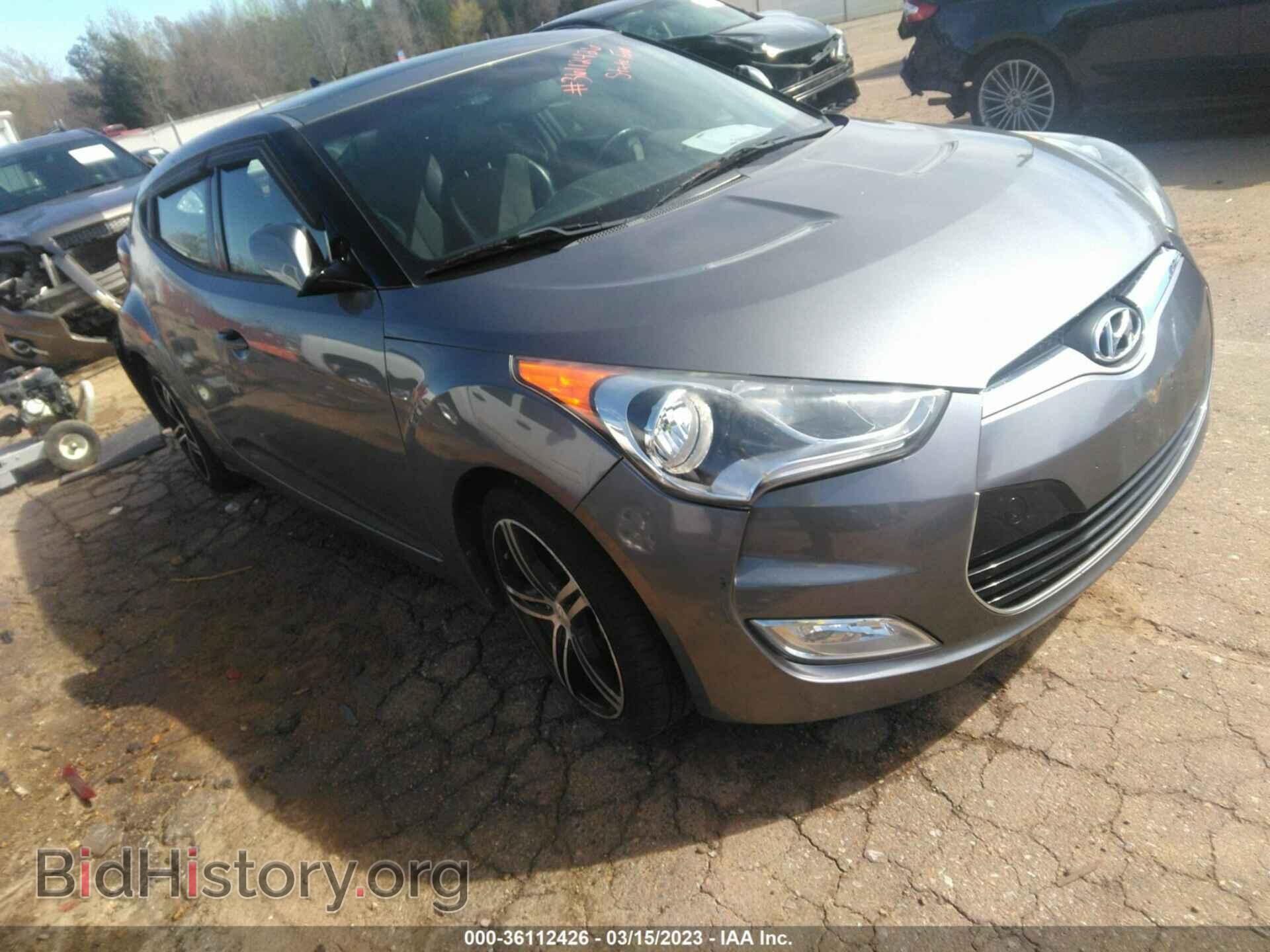Photo KMHTC6ADXDU154816 - HYUNDAI VELOSTER 2013