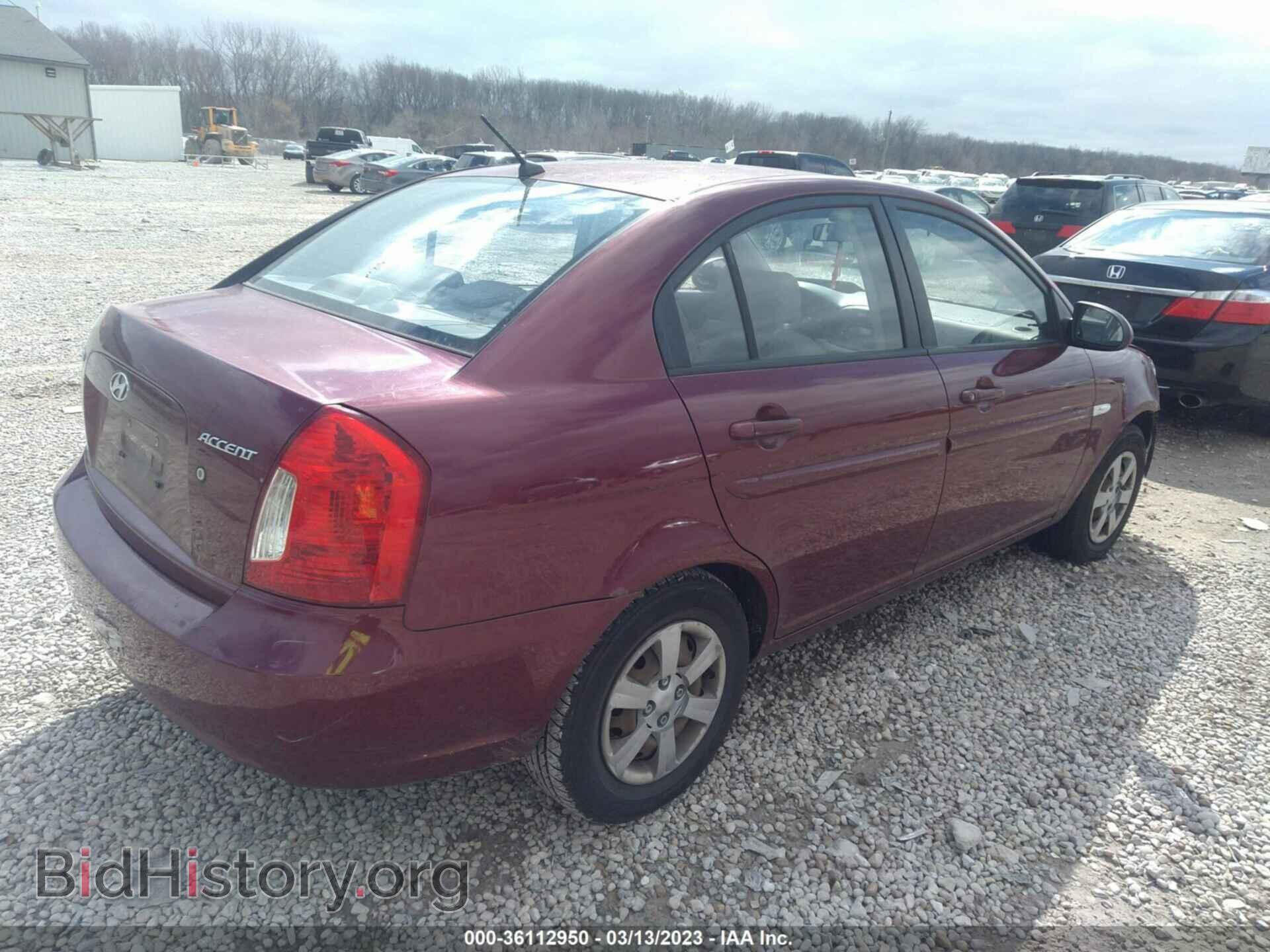 2007 HYUNDAI ACCENT - VIN: KMHCN46C47U089738 - Фото 4