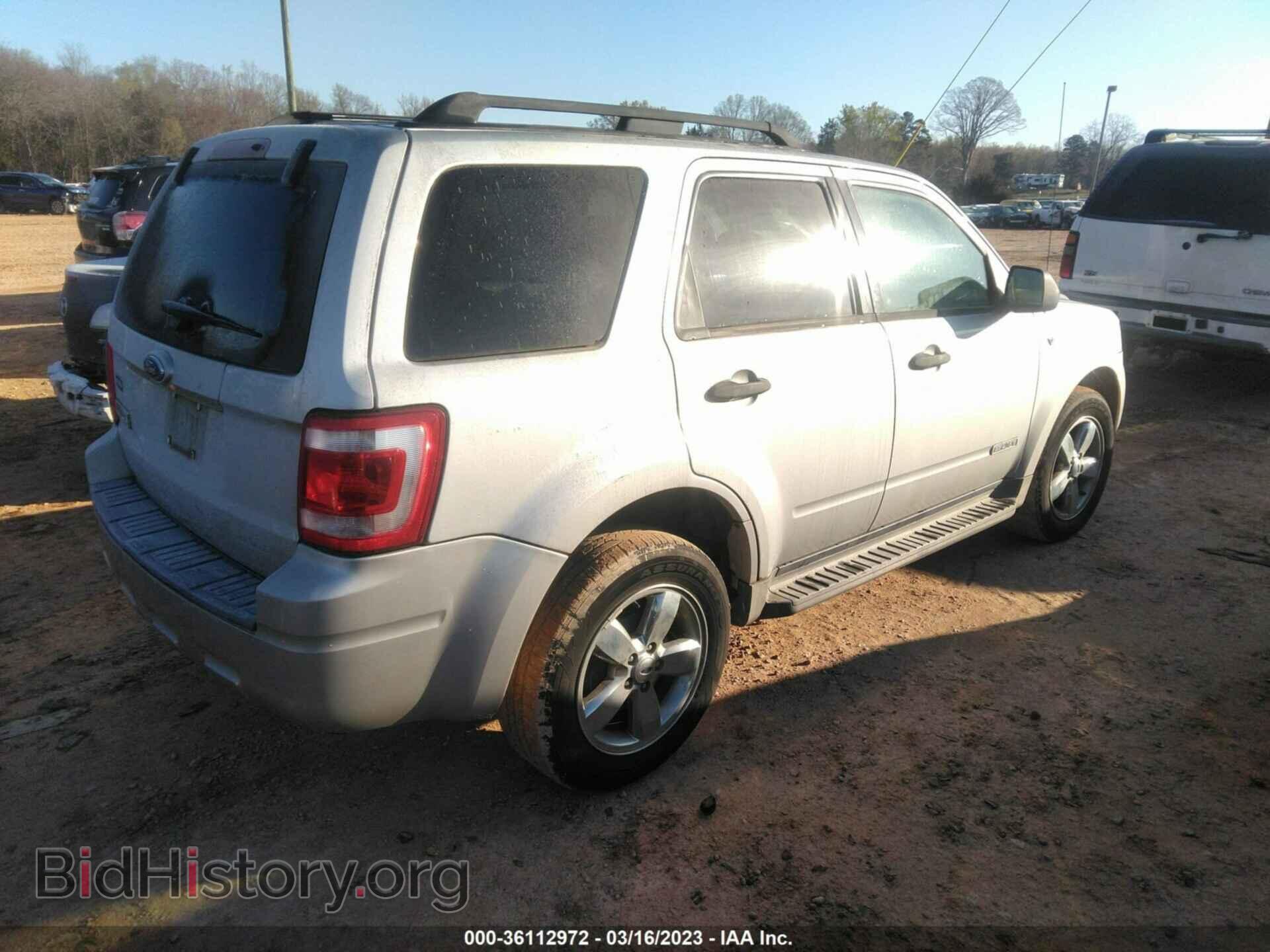 2008 FORD ESCAPE - VIN: 1FMCU03128KE83119 - Фото 4