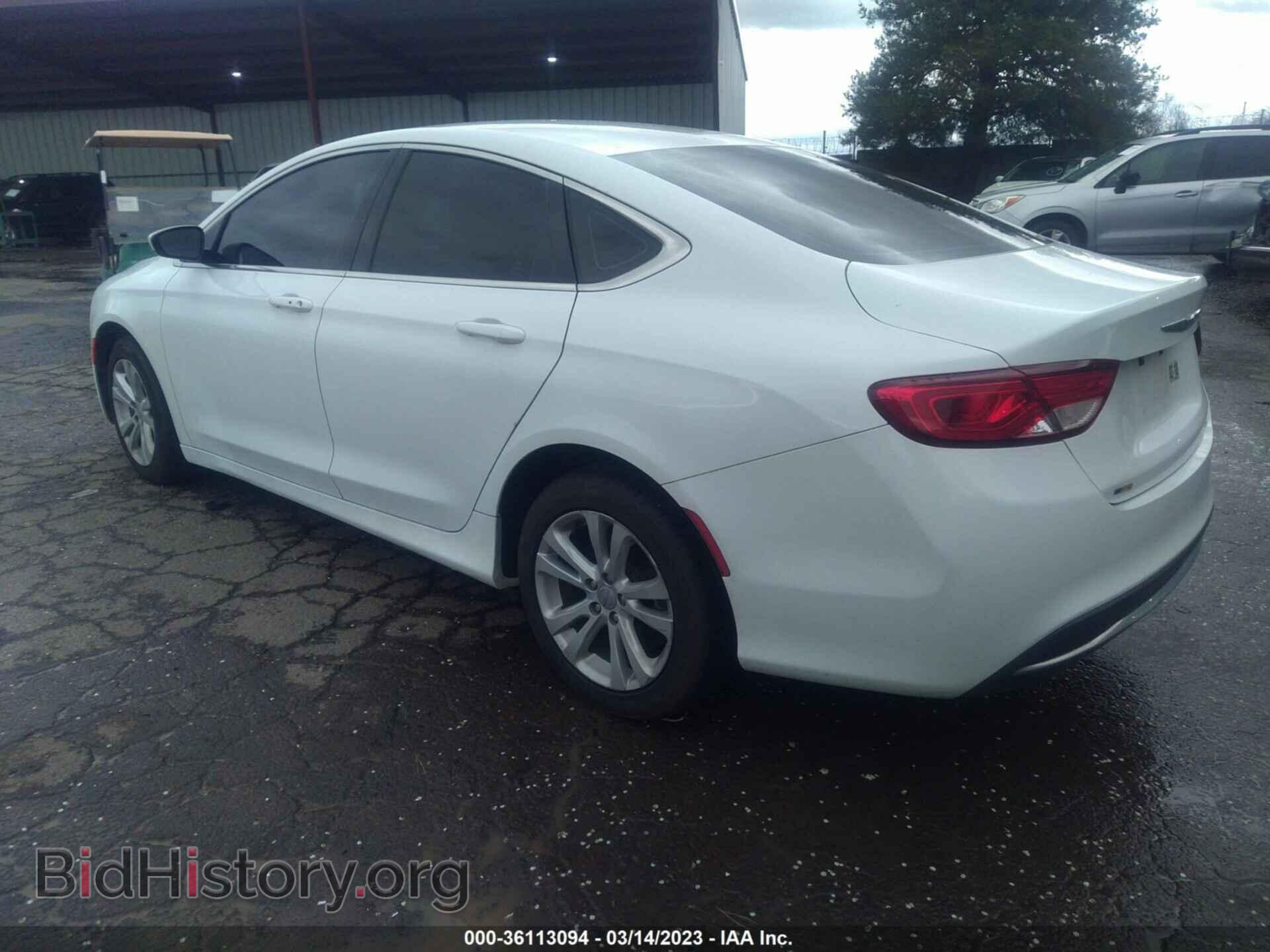 2015 CHRYSLER 200 - VIN: 1C3CCCAB3FN625188 - Фото 3