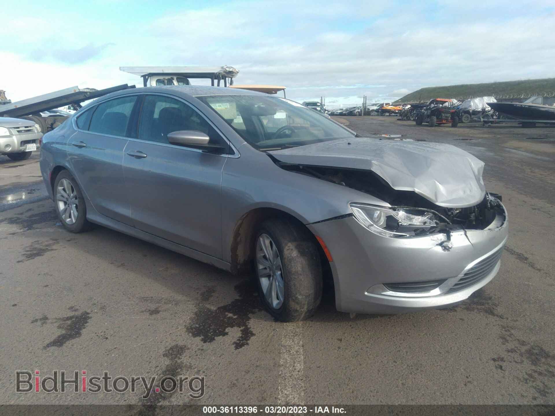 Фотография 1C3CCCAB8FN679778 - CHRYSLER 200 2015