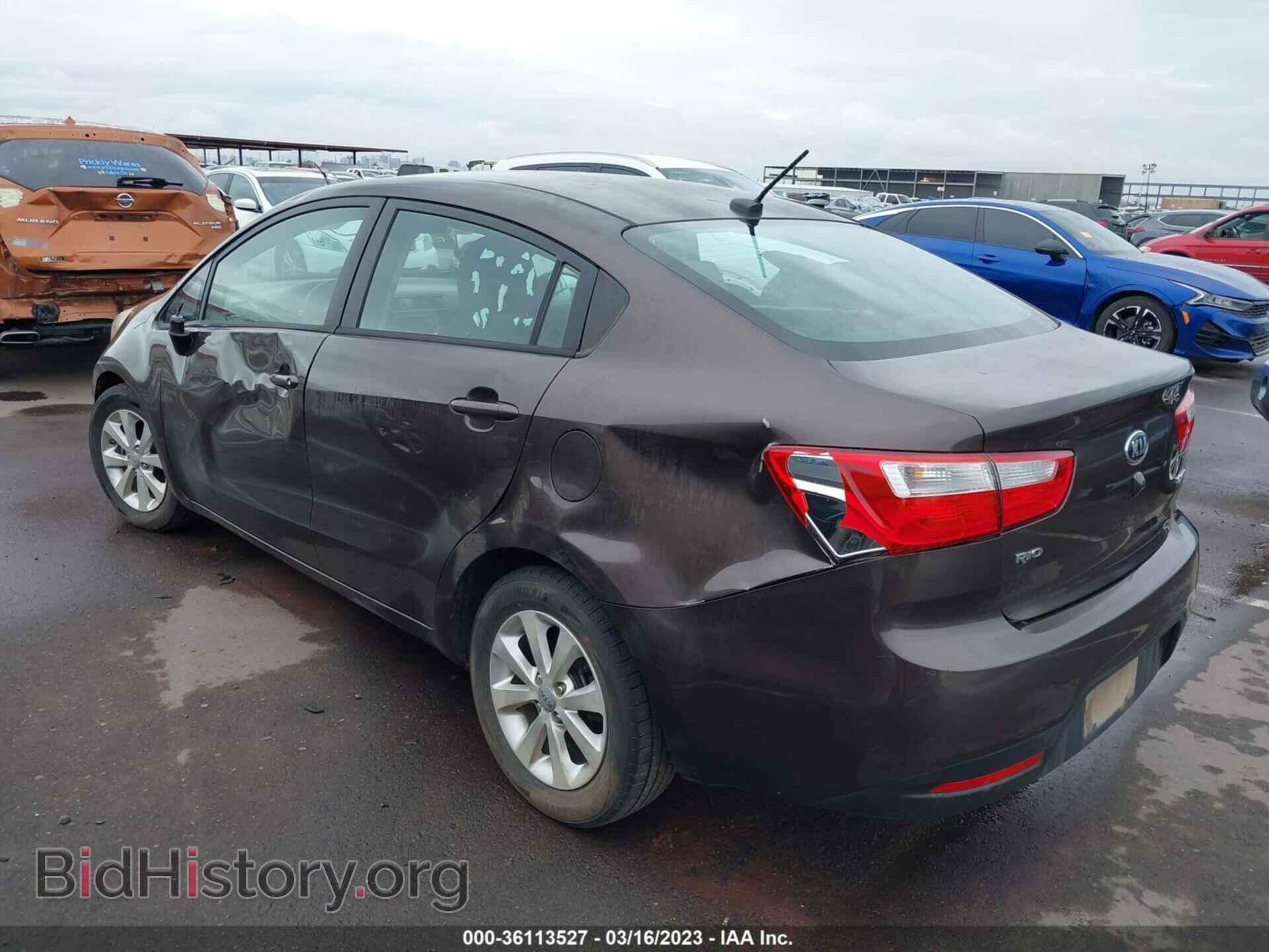 2015 KIA RIO - VIN: KNADN4A32F6445006 - Фото 3