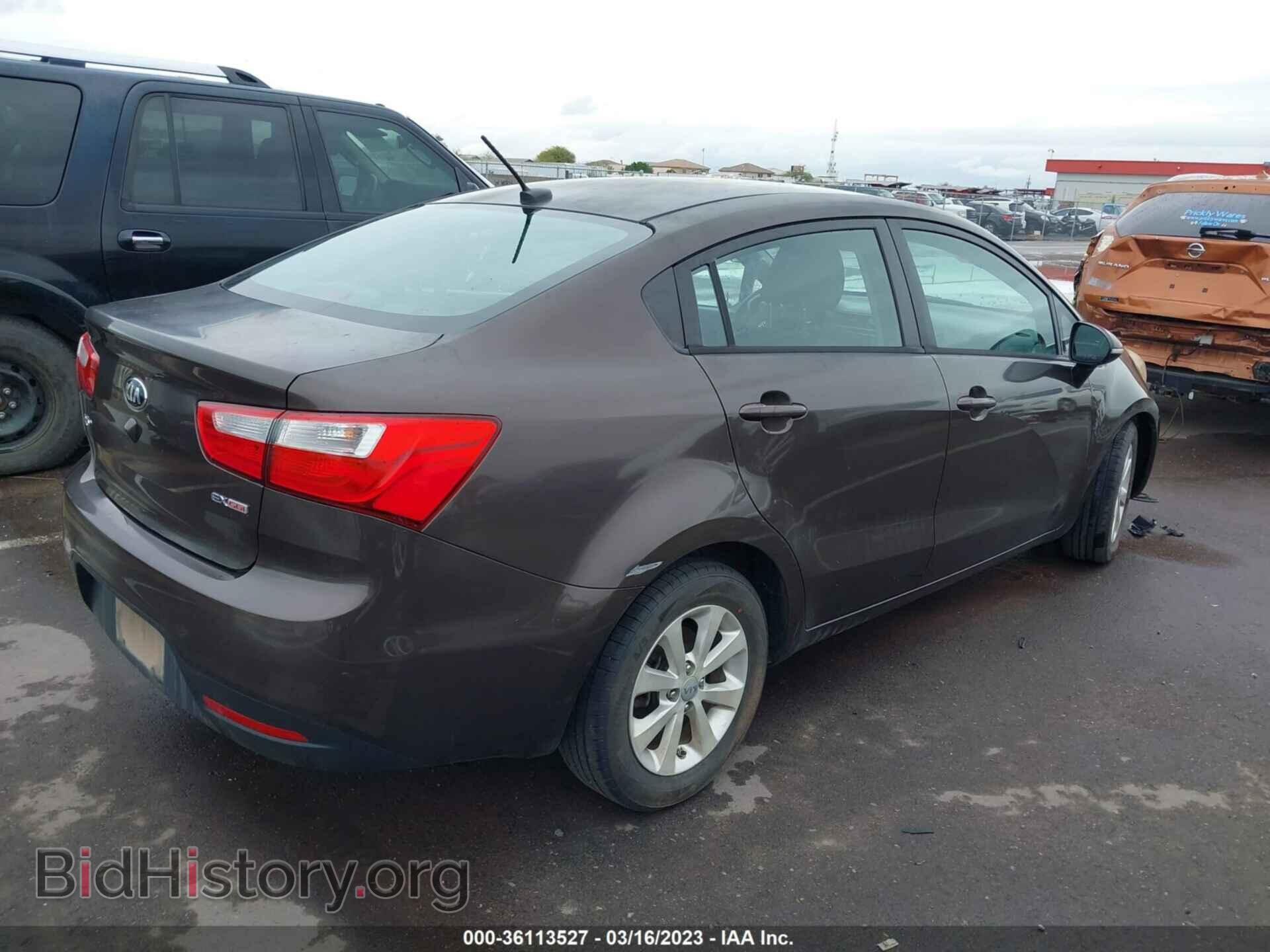 2015 KIA RIO - VIN: KNADN4A32F6445006 - Фото 4