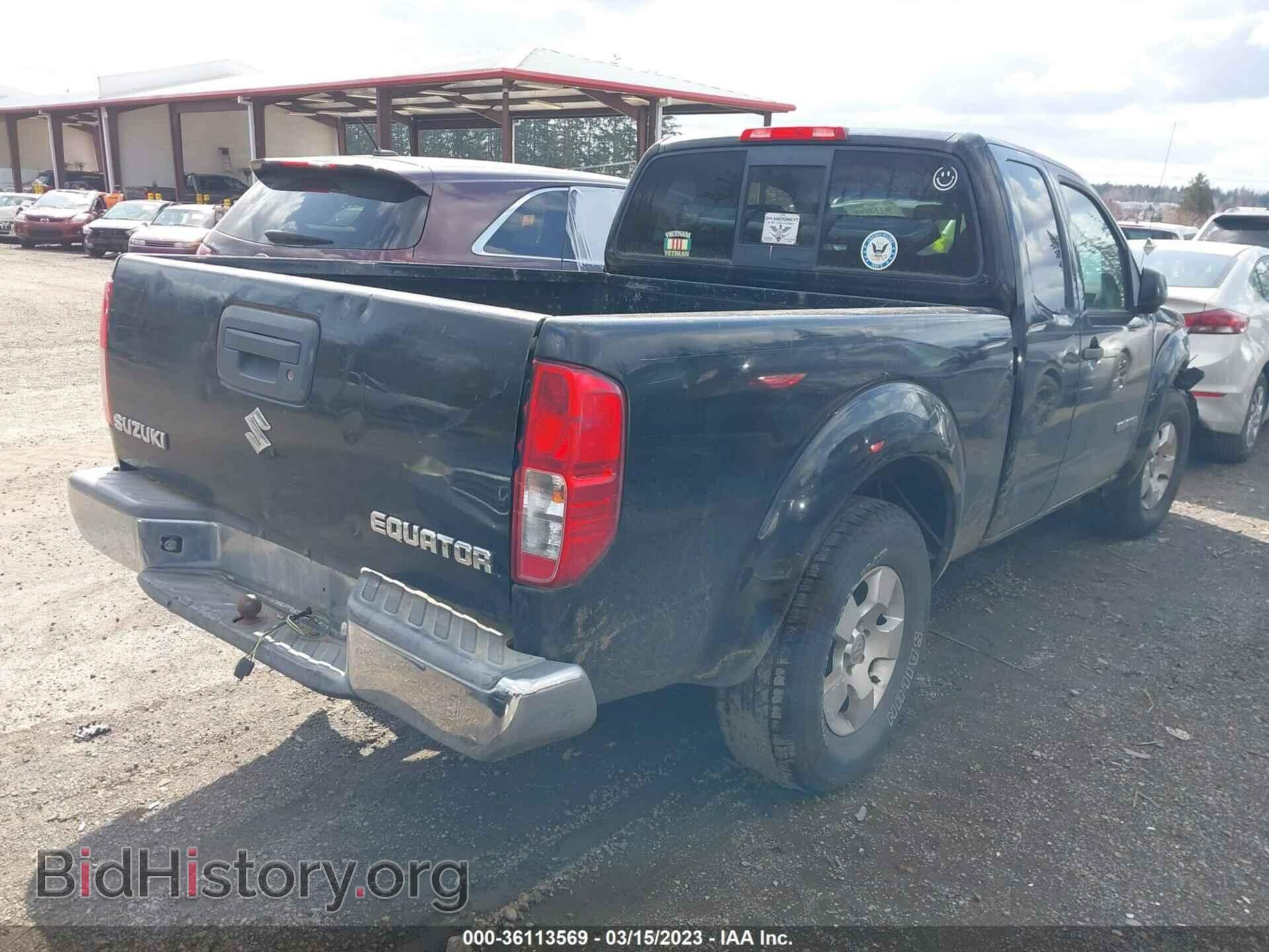 2009 SUZUKI EQUATOR - VIN: 5Z6BD06TX9C414138 - Photo 4