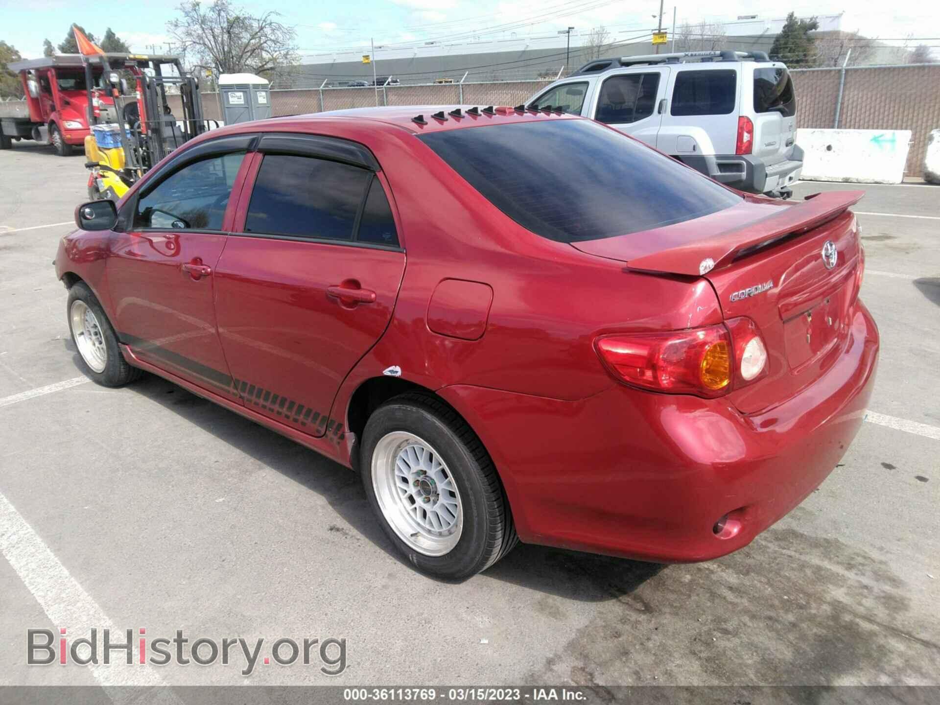 2009 TOYOTA COROLLA - VIN: 2T1BU40E09C030070 - Фото 3