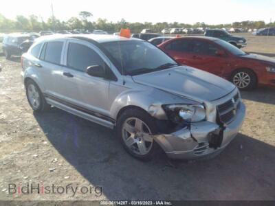 2007 Dodge CALIBER SXT, silver — VIN 1B3HB48B47D528624, IAAI