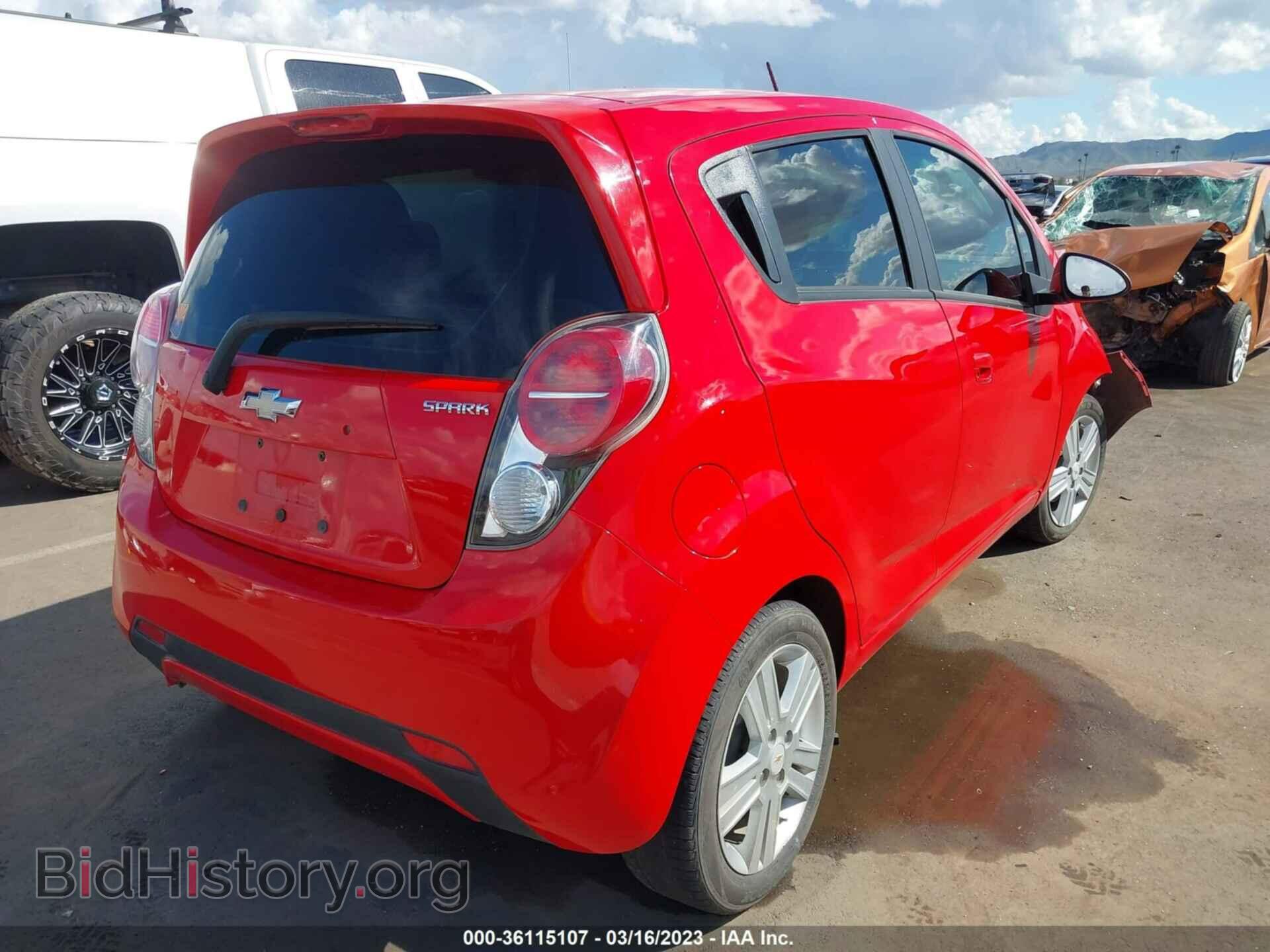 2014 CHEVROLET SPARK - VIN: KL8CB6S94EC495579 - Фото 4