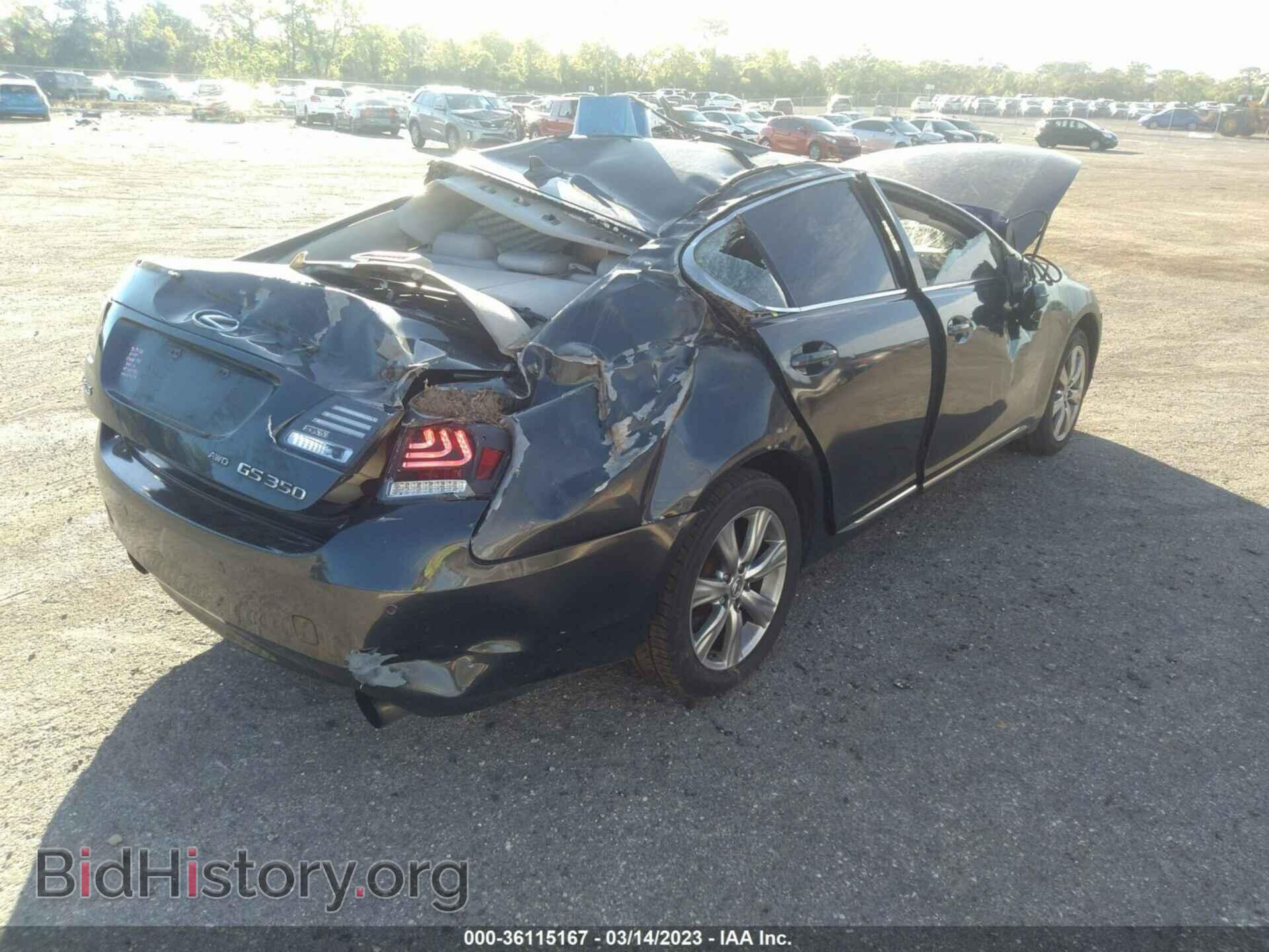 2008 LEXUS GS 350 - VIN: JTHCE96S480016174 - Фото 4