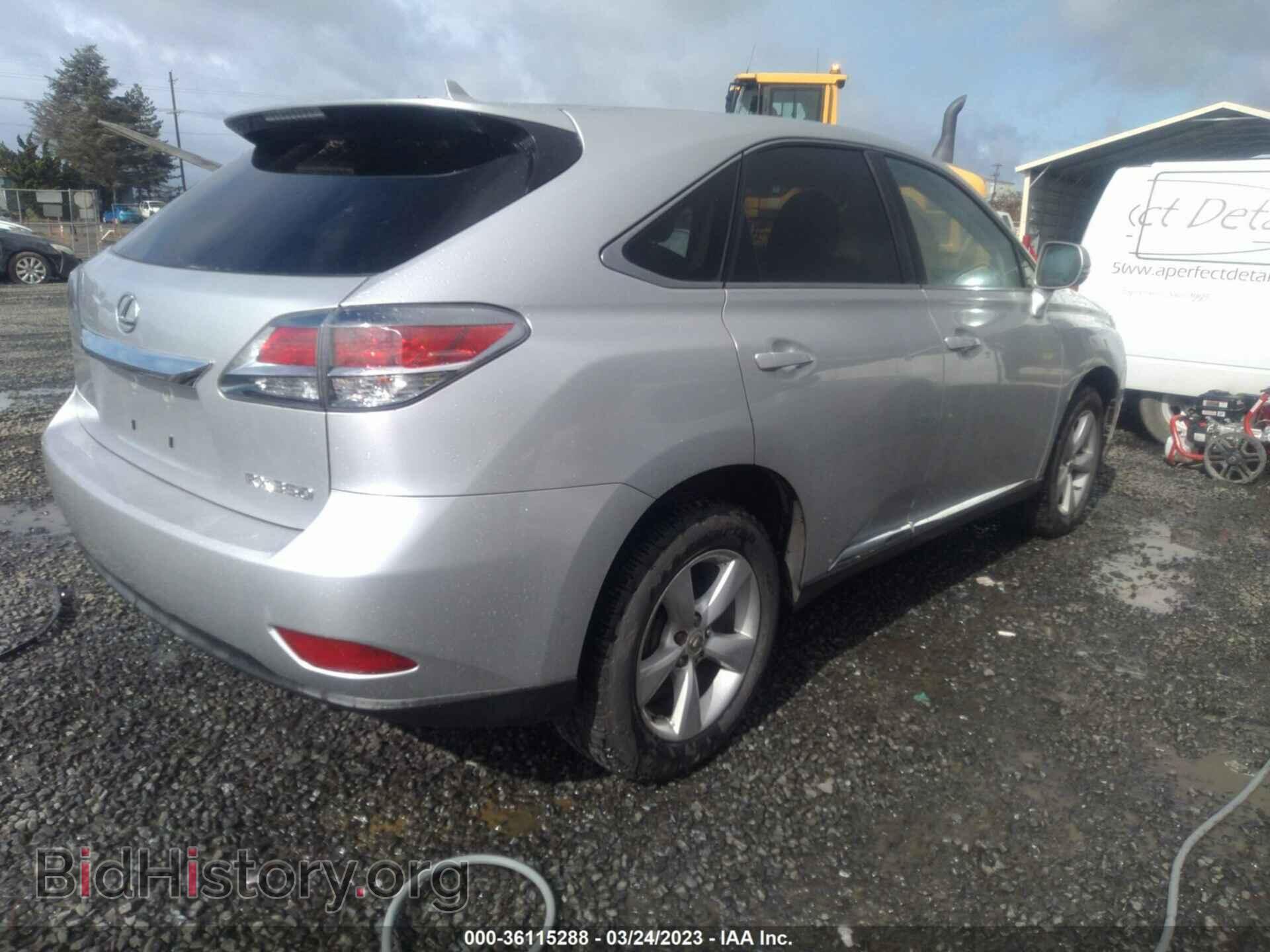 2013 LEXUS RX 350 - VIN: JTJBK1BA1D2021929 - Фото 4