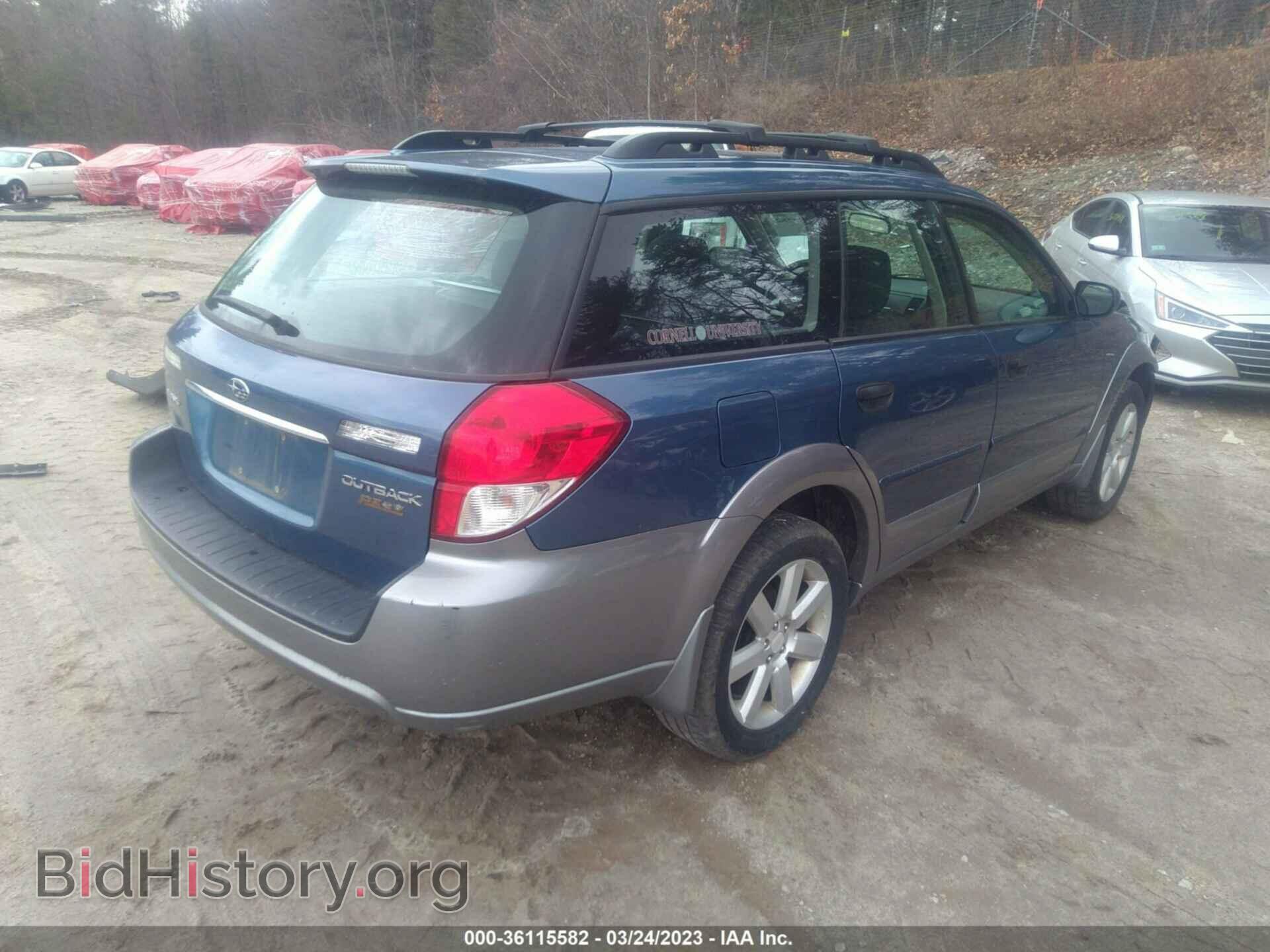 2009 SUBARU OUTBACK - VIN: 4S4BP61C997347486 - Фото 4