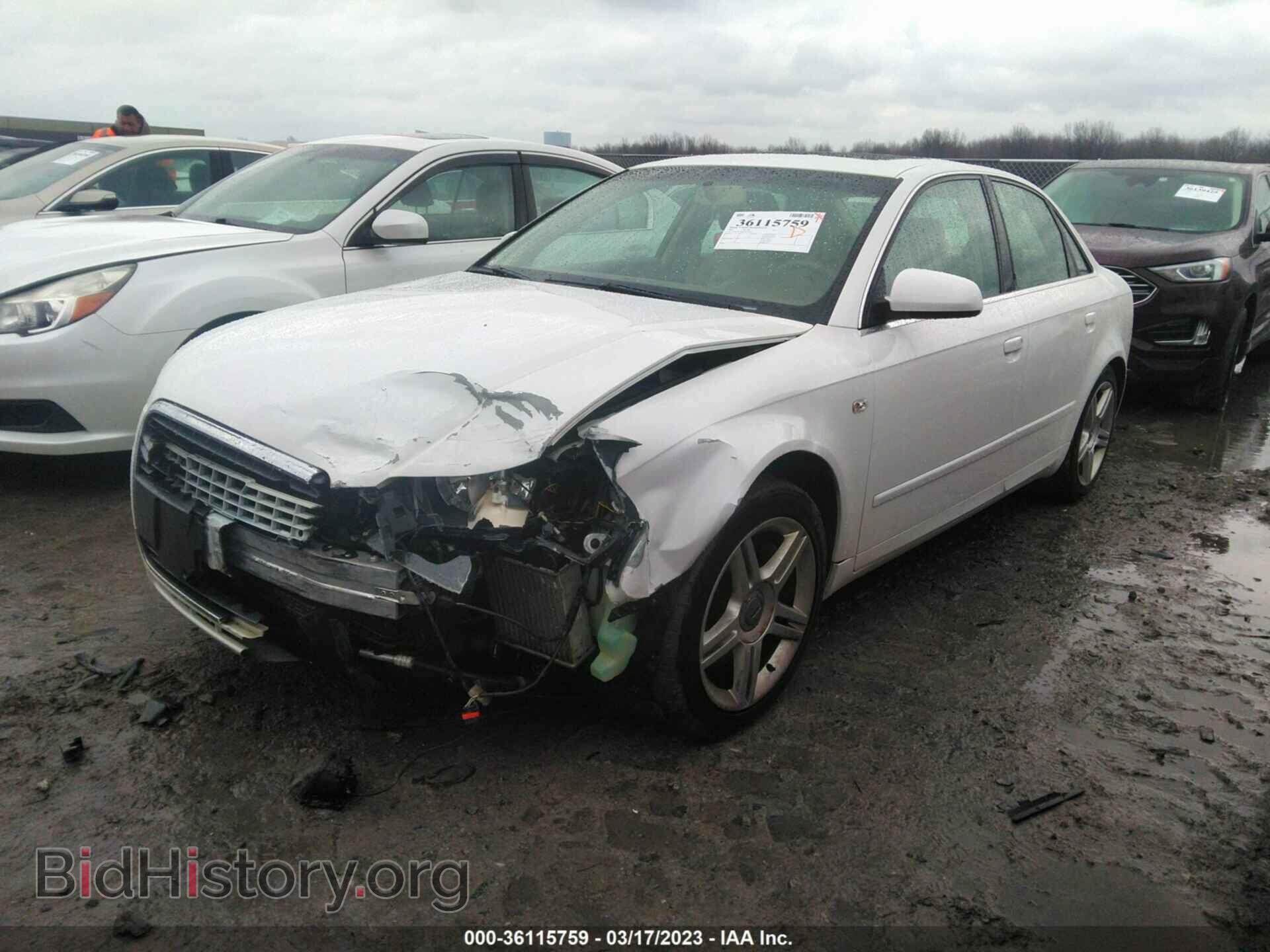 2007 AUDI A4 - VIN: WAUDF78E87A190785 - Фото 2