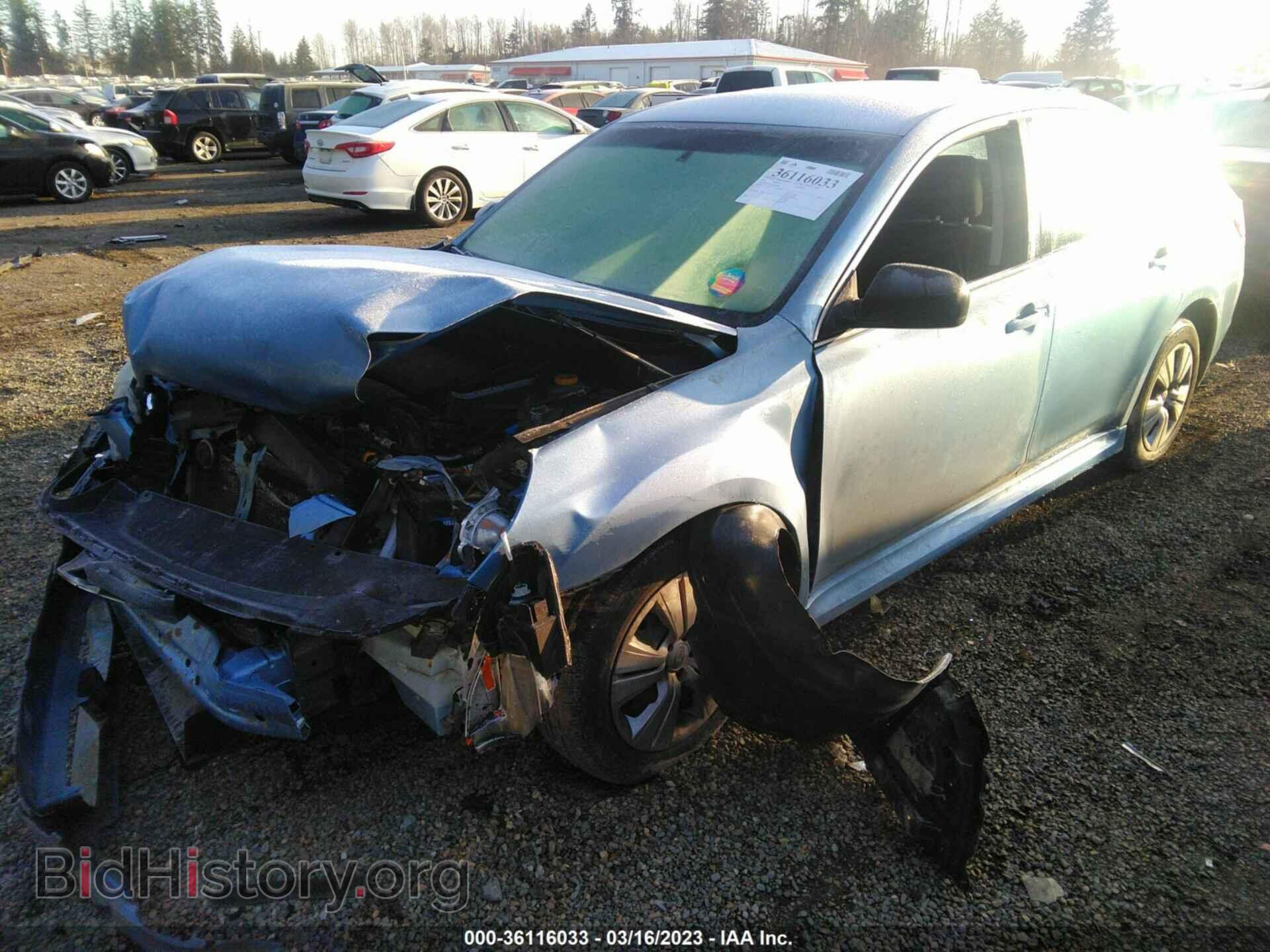 2012 SUBARU LEGACY - VIN: 4S3BMBA67C3008983 - Фото 2