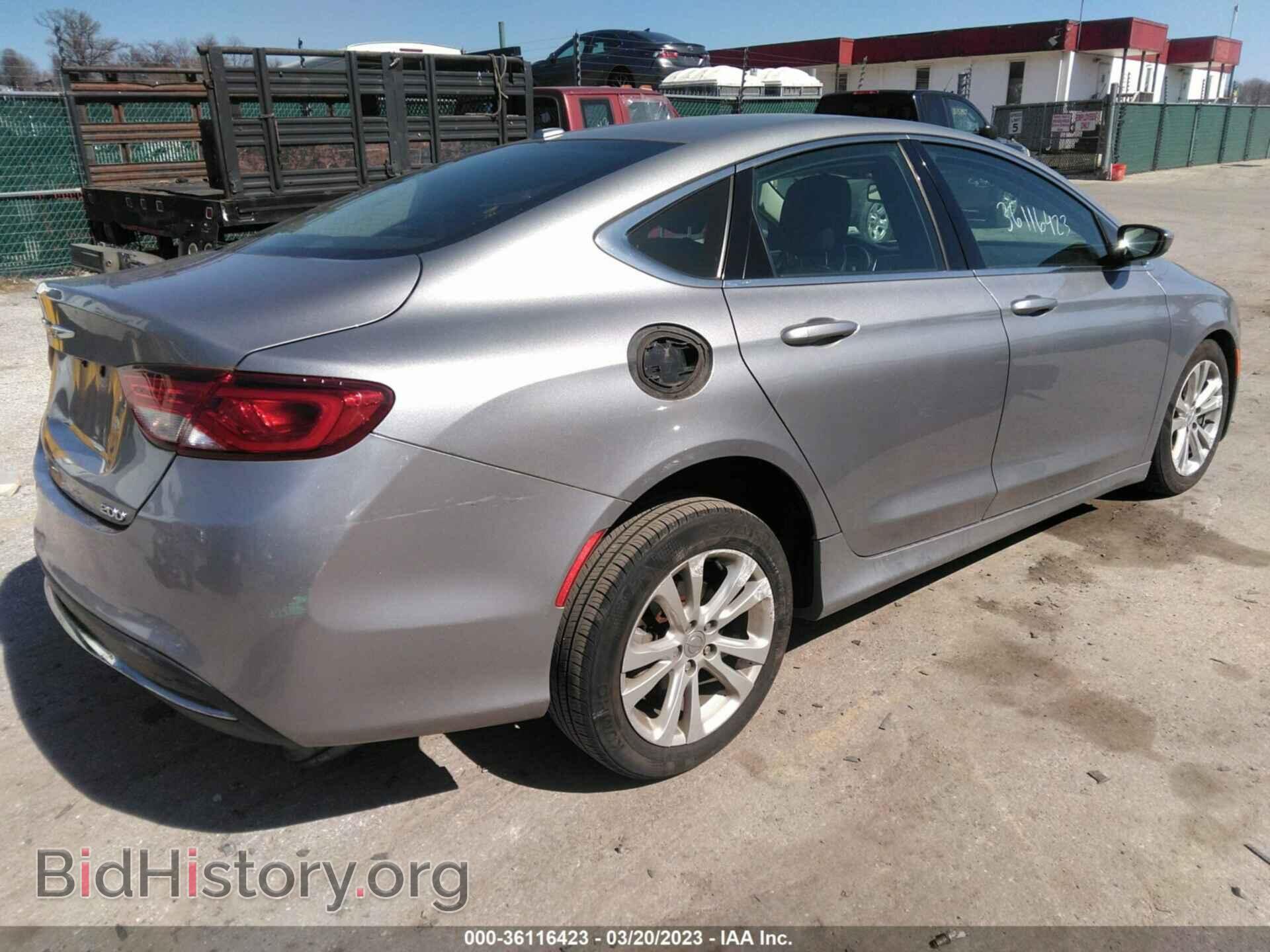 2016 CHRYSLER 200 - VIN: 1C3CCCAB1GN110594 - Фото 4