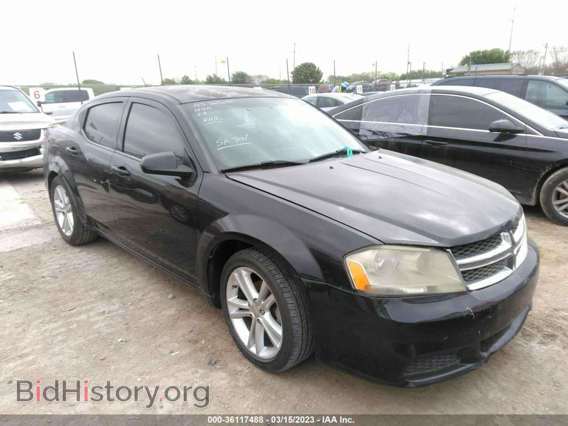 Photo 1C3CDZAG2DN587350 - DODGE AVENGER 2013