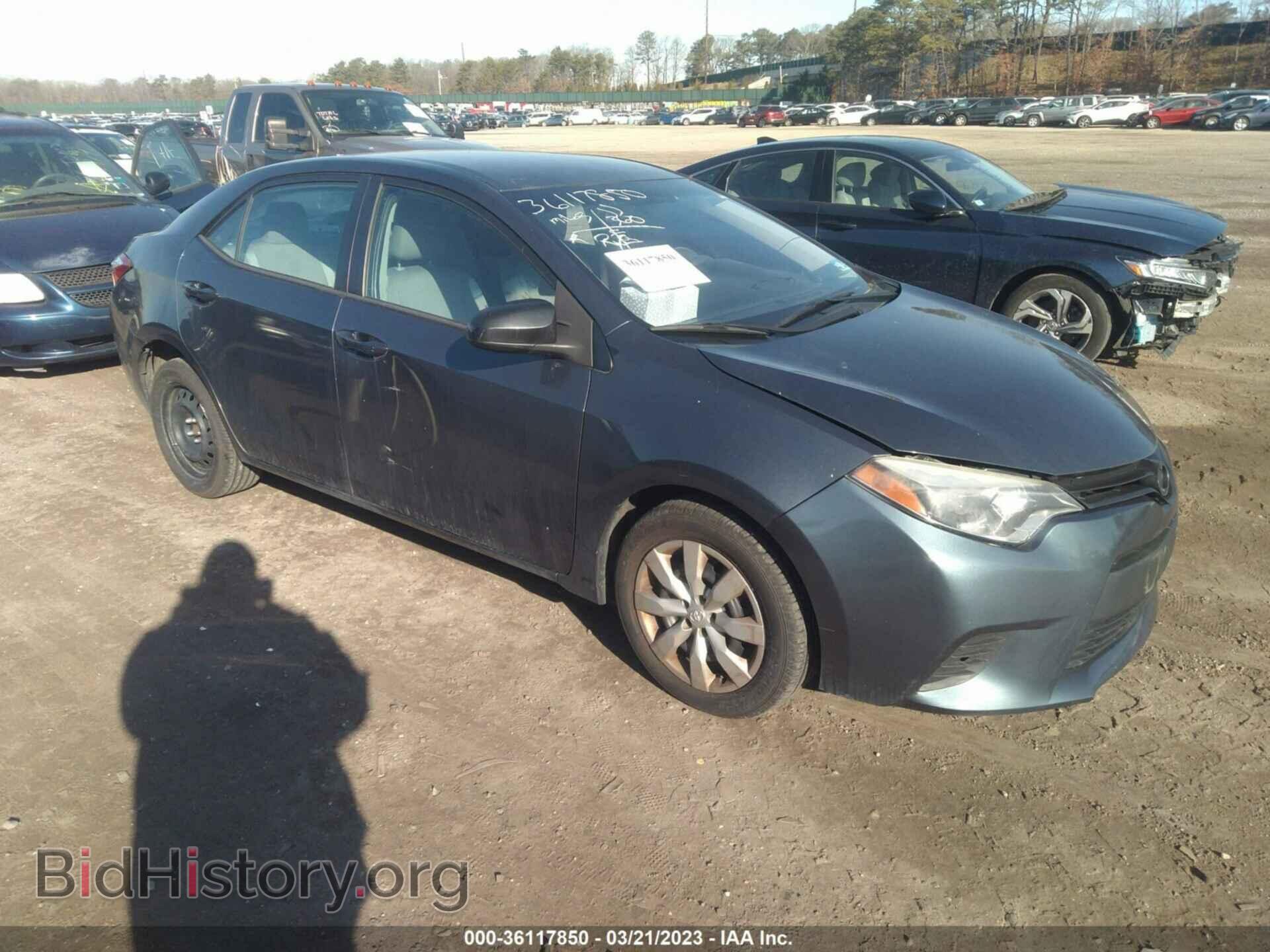 Photo 2T1BURHE3FC370665 - TOYOTA COROLLA 2015