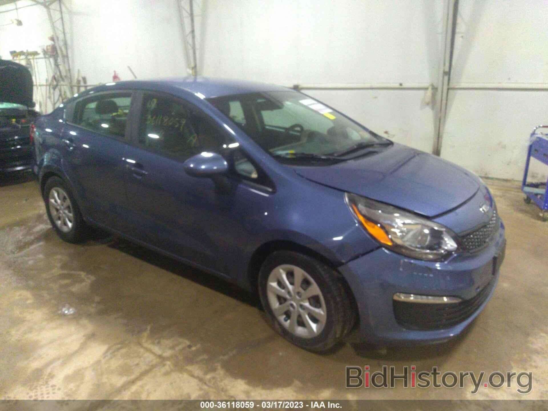 Photo KNADM4A34G6553275 - KIA RIO 2016