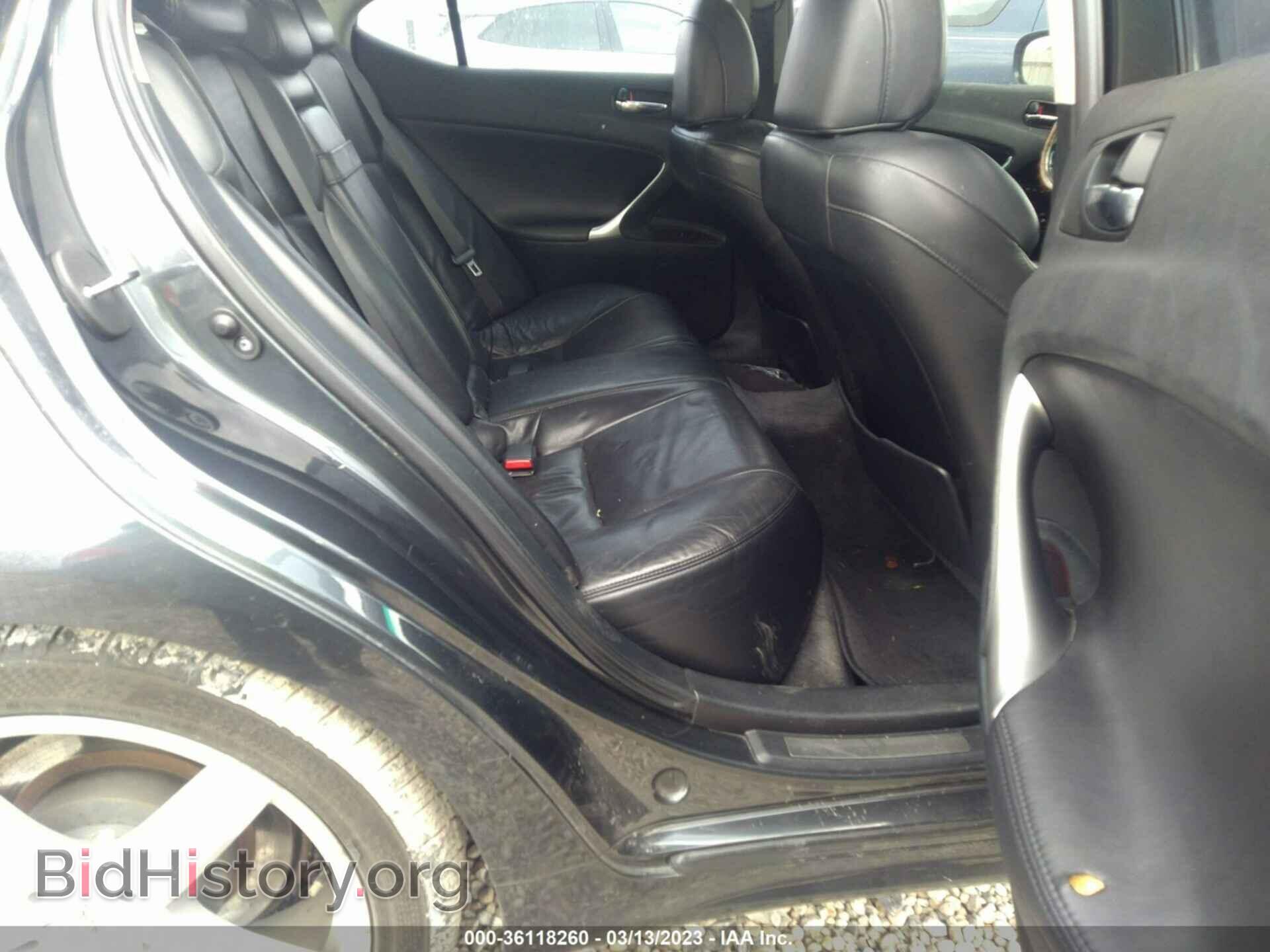 2007 LEXUS IS 350 - VIN: JTHBE262675016052 - Фото 8