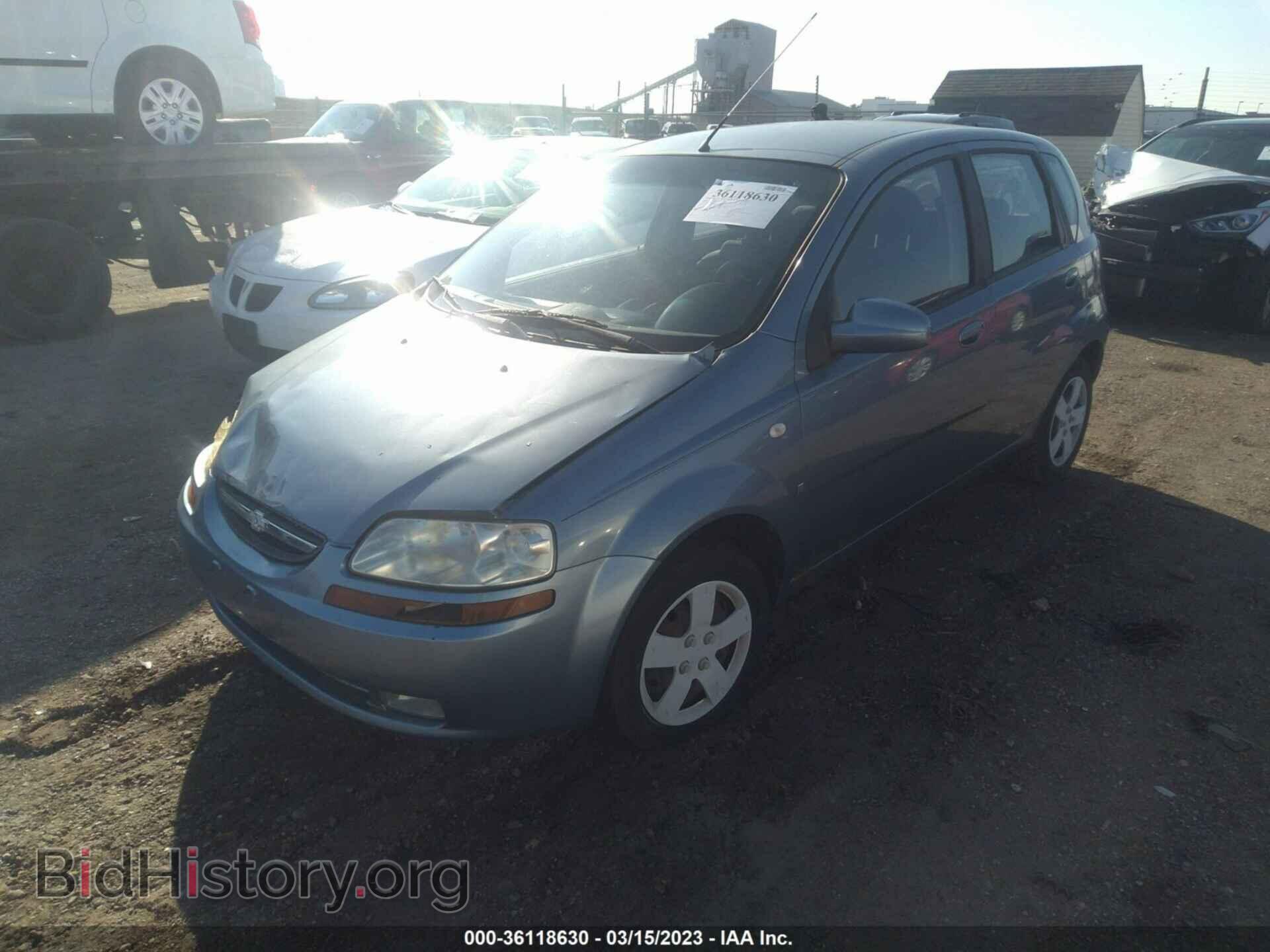 2007 CHEVROLET AVEO - VIN: KL1TD666X7B788825 - Фото 2