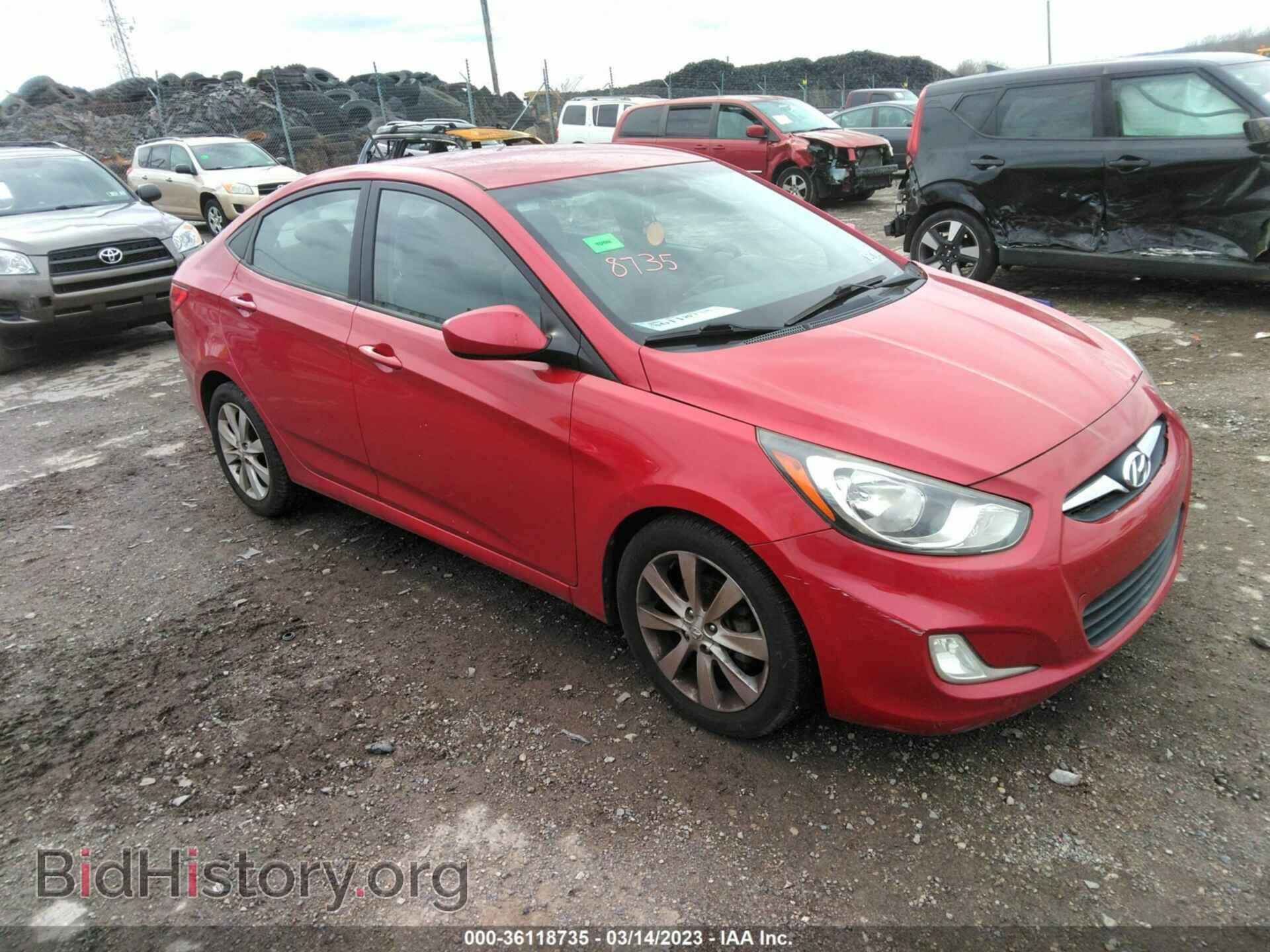 Photo KMHCU4AE2CU038678 - HYUNDAI ACCENT 2012