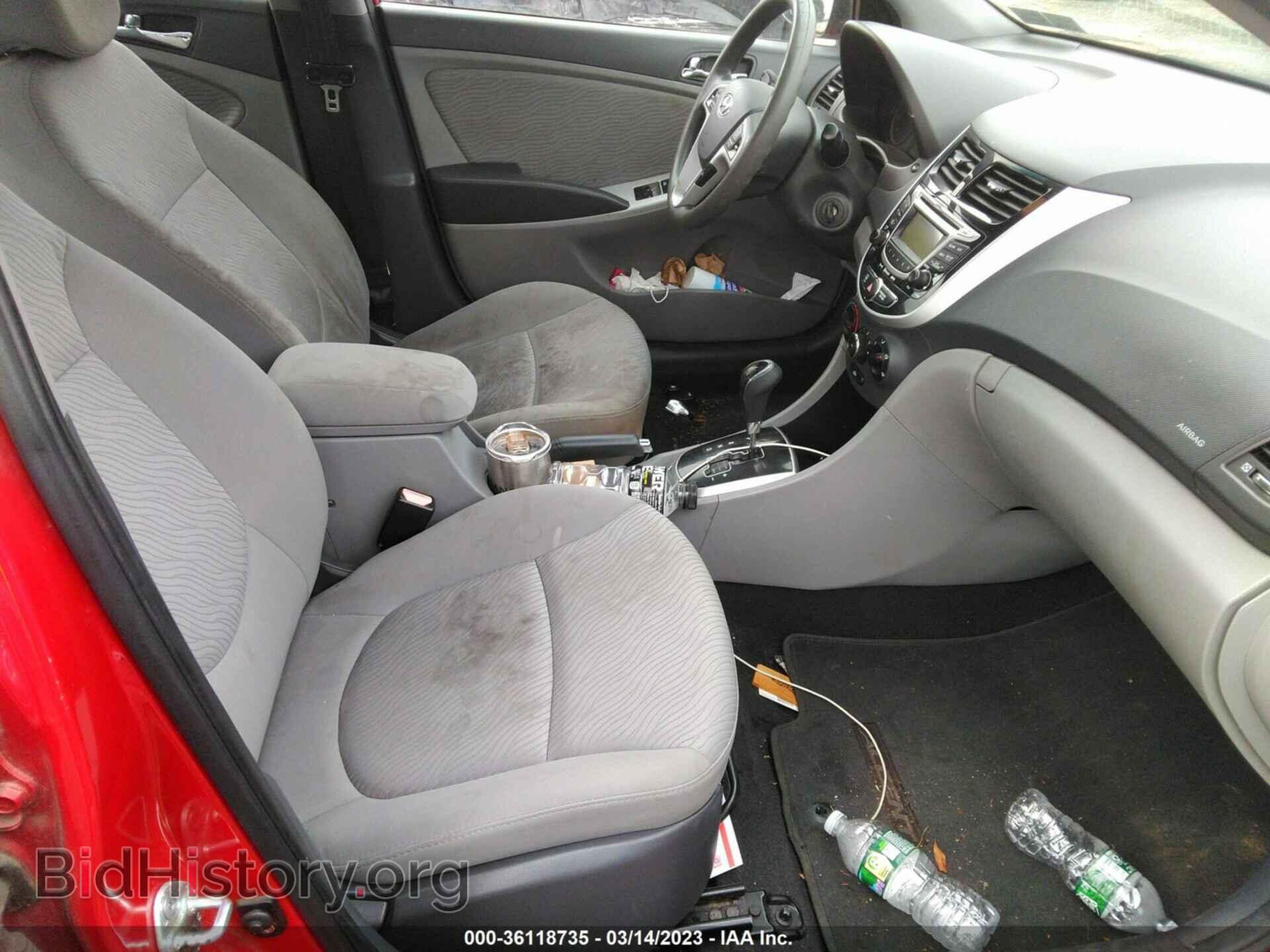 2012 HYUNDAI ACCENT - VIN: KMHCU4AE2CU038678 - Фото 5