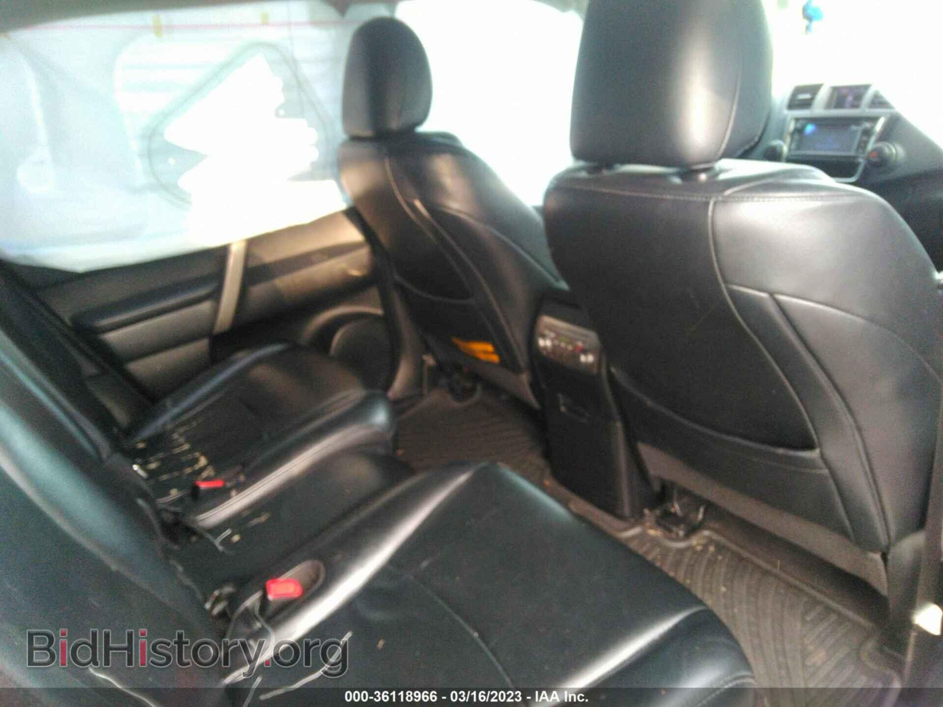2013 TOYOTA HIGHLANDER - VIN: 5TDBK3EH8DS272401 - Фото 8
