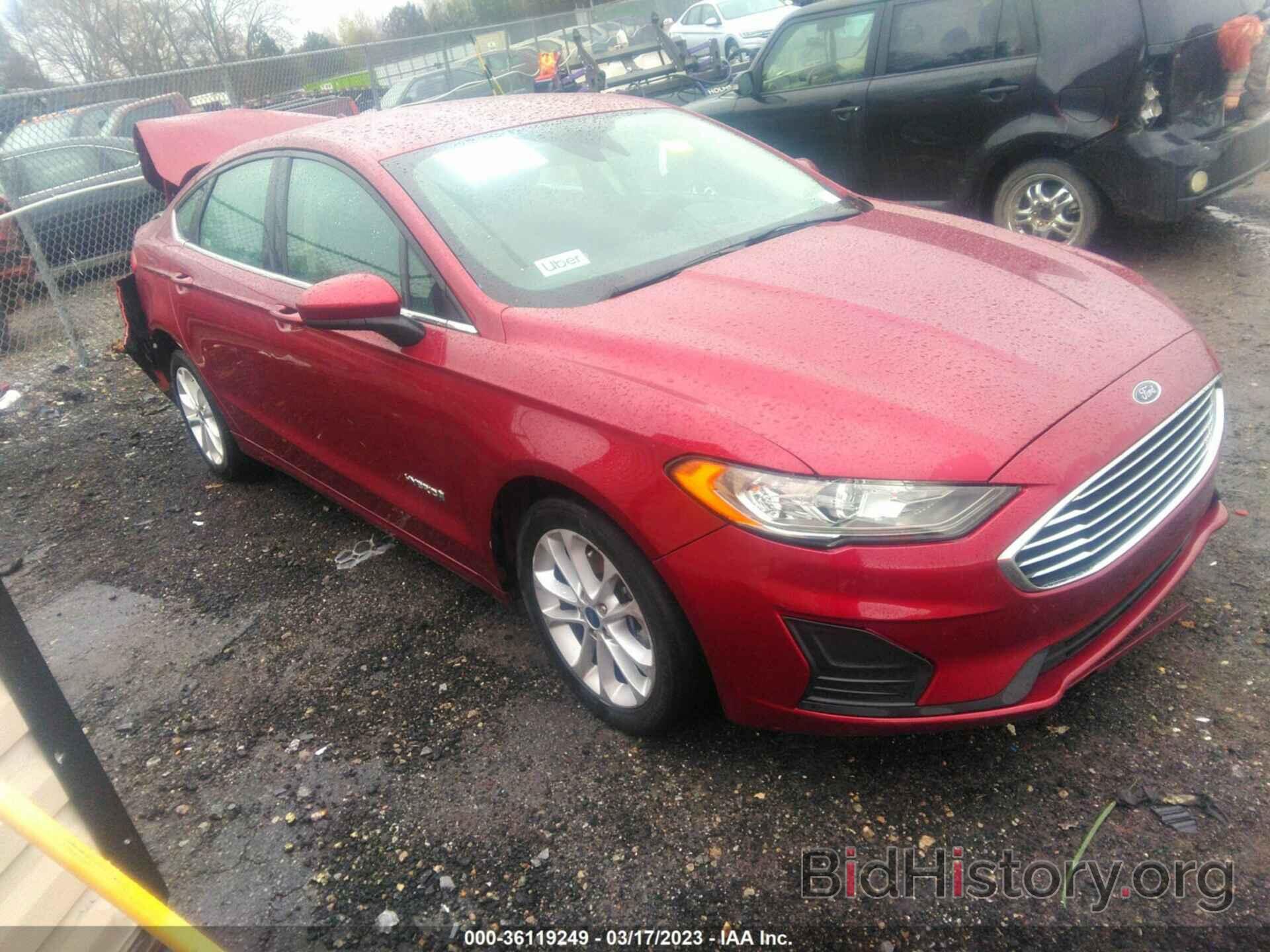 Photo 3FA6P0LU2KR256573 - FORD FUSION HYBRID 2019