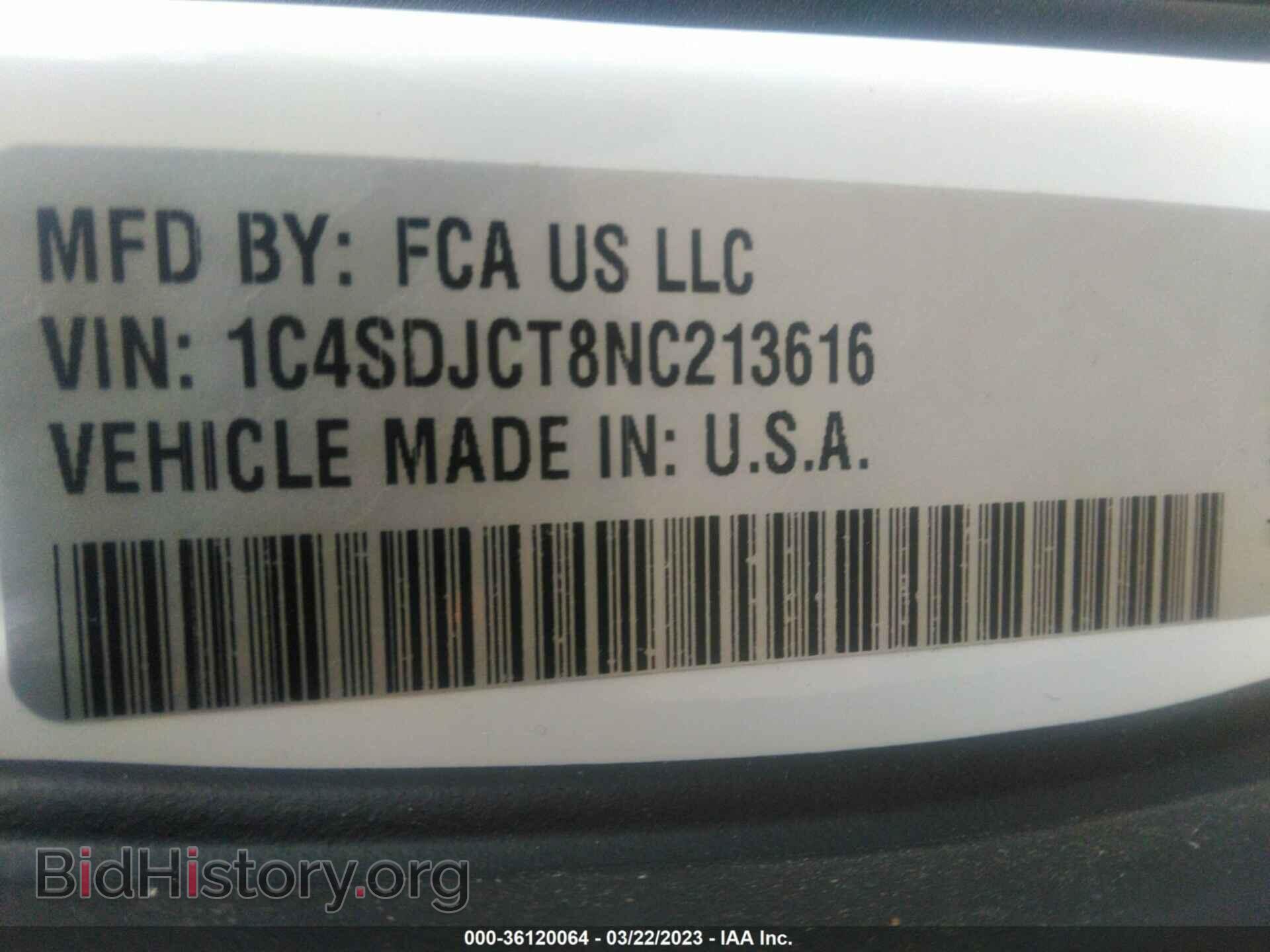 2022 DODGE DURANGO - VIN: 1C4SDJCT8NC213616 - Фото 9