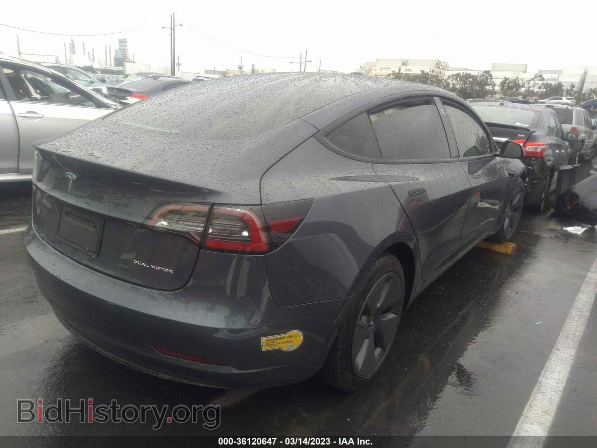 2022 TESLA MODEL 3 - VIN: 5YJ3E1EB6NF253072 - Фото 4