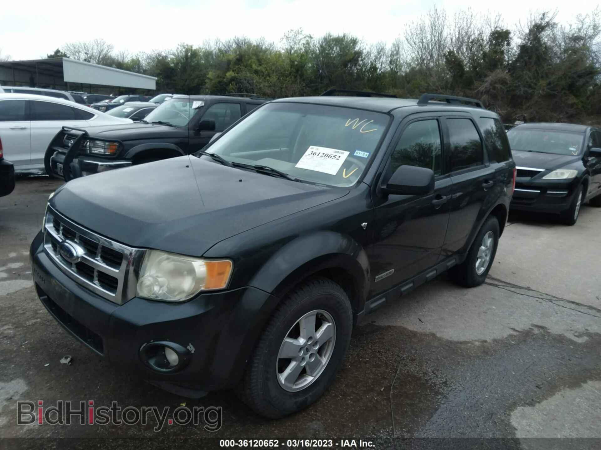 2008 FORD ESCAPE - VIN: 1FMCU93108KC14363 - Фото 2