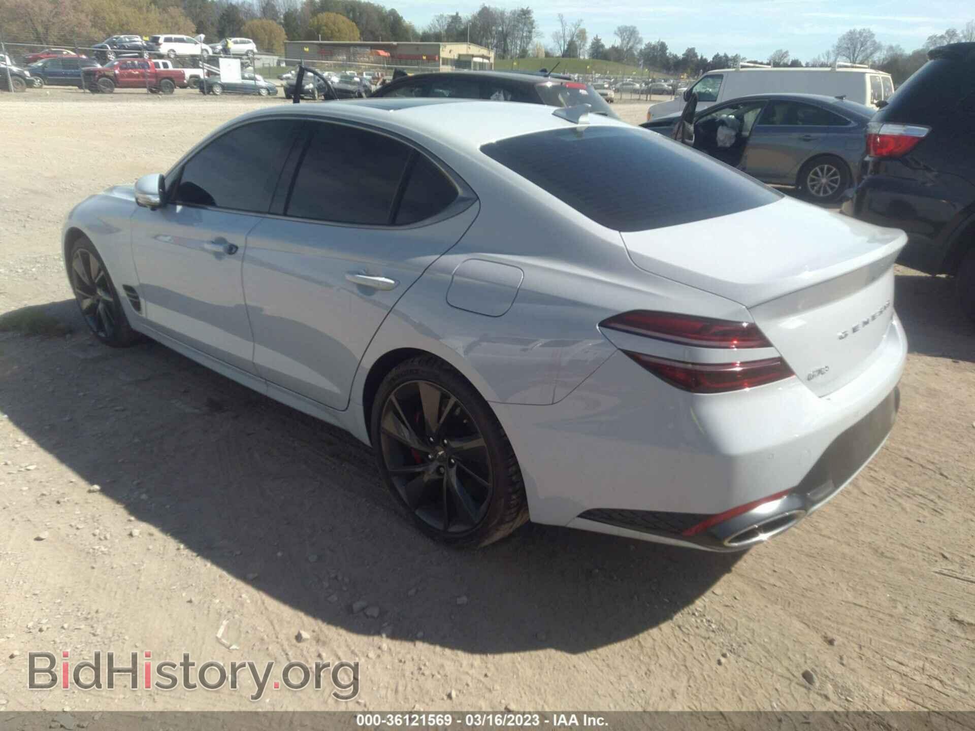 2023 GENESIS G70 - VIN: KMTG54TE4PU104929 - Фото 3