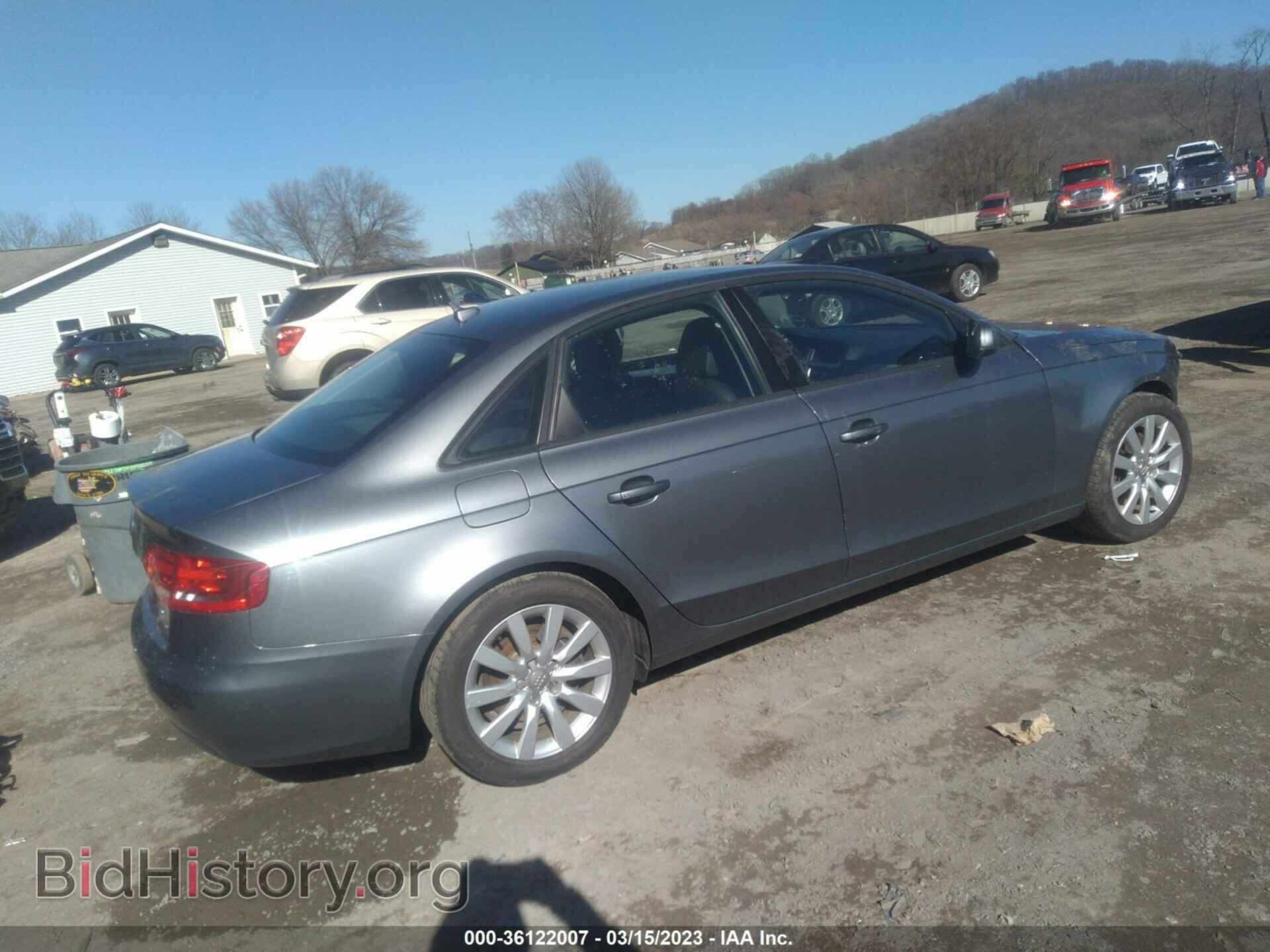 2012 AUDI A4 - VIN: WAUBFAFL1CN011768 - Фото 4